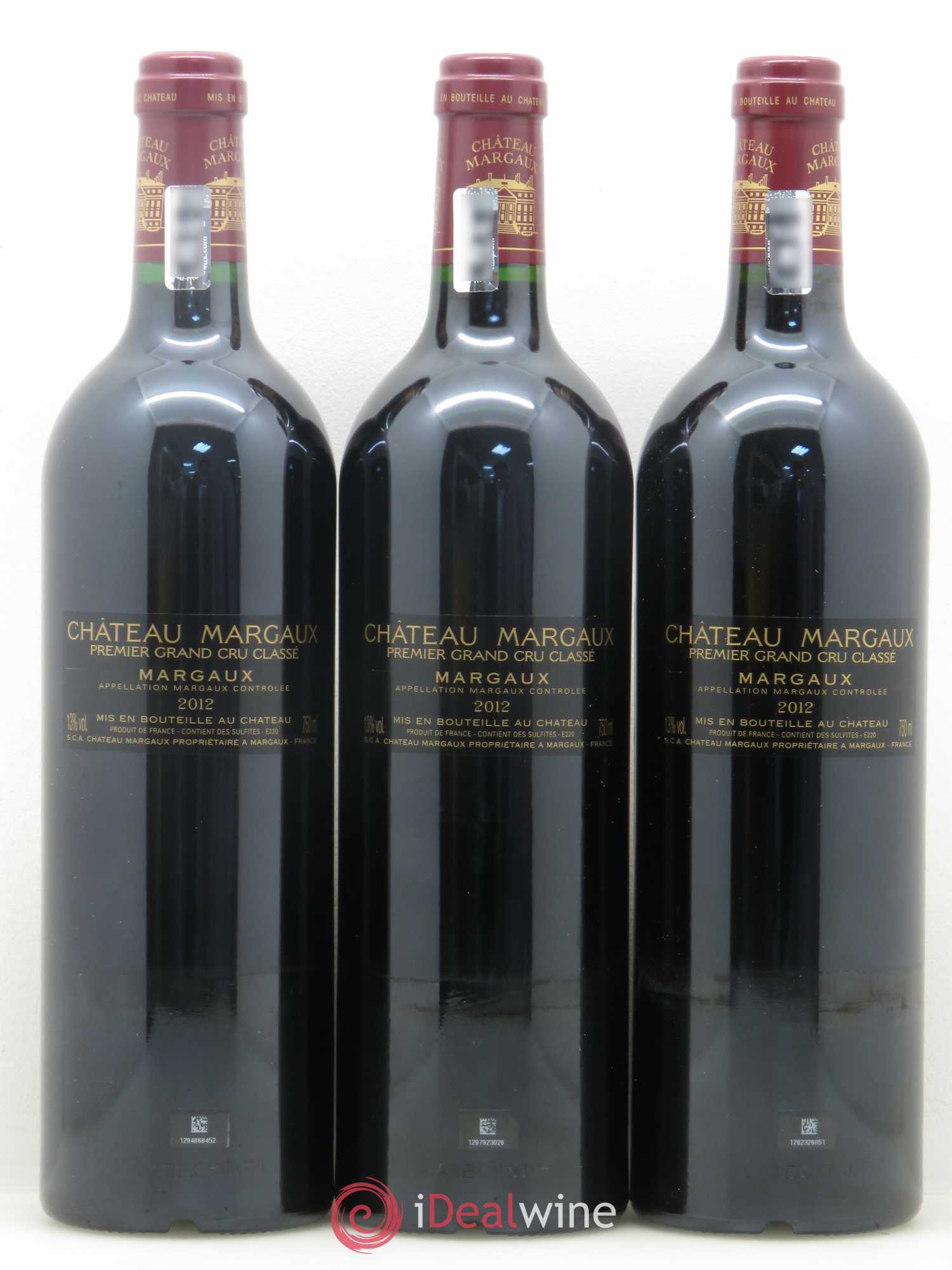 Château Margaux 1er Grand Cru Classé  (sans prix de réserve) 2012 - Lot de 6 bouteilles - 2