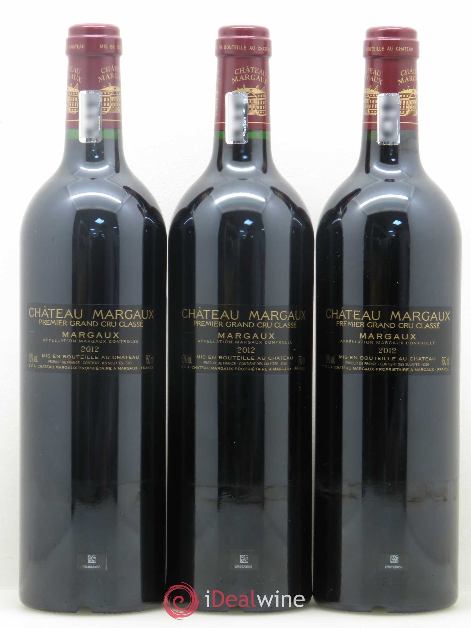 Château Margaux 1er Grand Cru Classé  (sans prix de réserve) 2012 - Lot de 6 bouteilles - 4