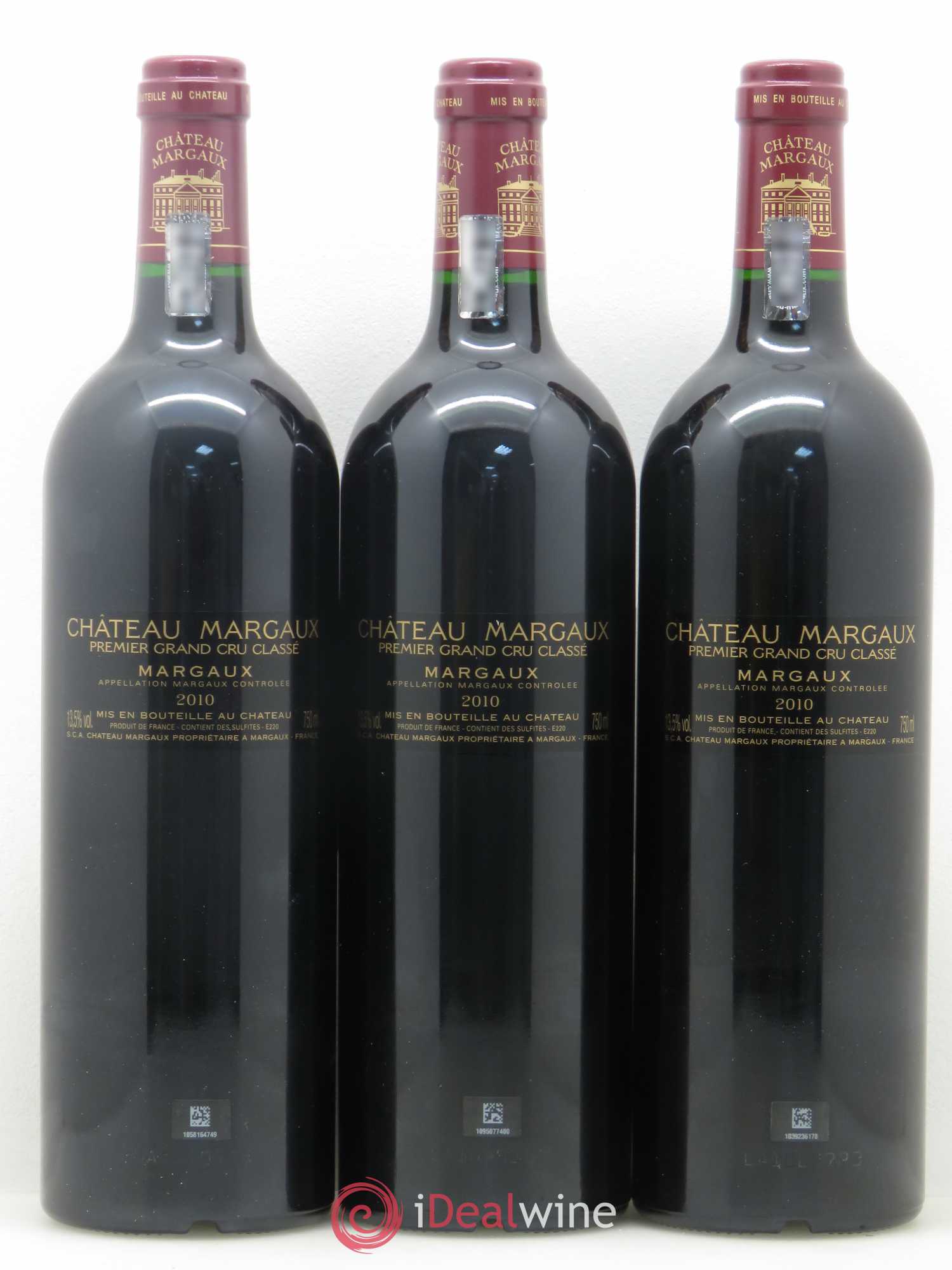 Château Margaux 1er Grand Cru Classé (sans prix de réserve) 2010 - Lot de 6 bouteilles - 4