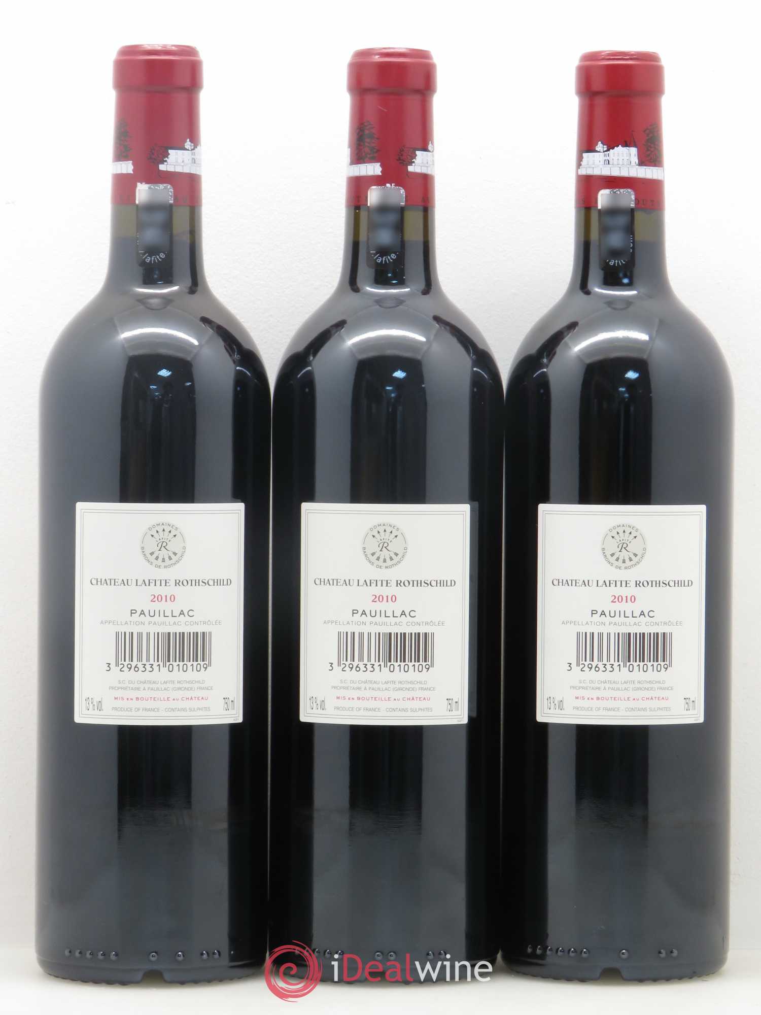 Château Lafite Rothschild 1er Grand Cru Classé 2010 - Lot de 6 bouteilles - 4
