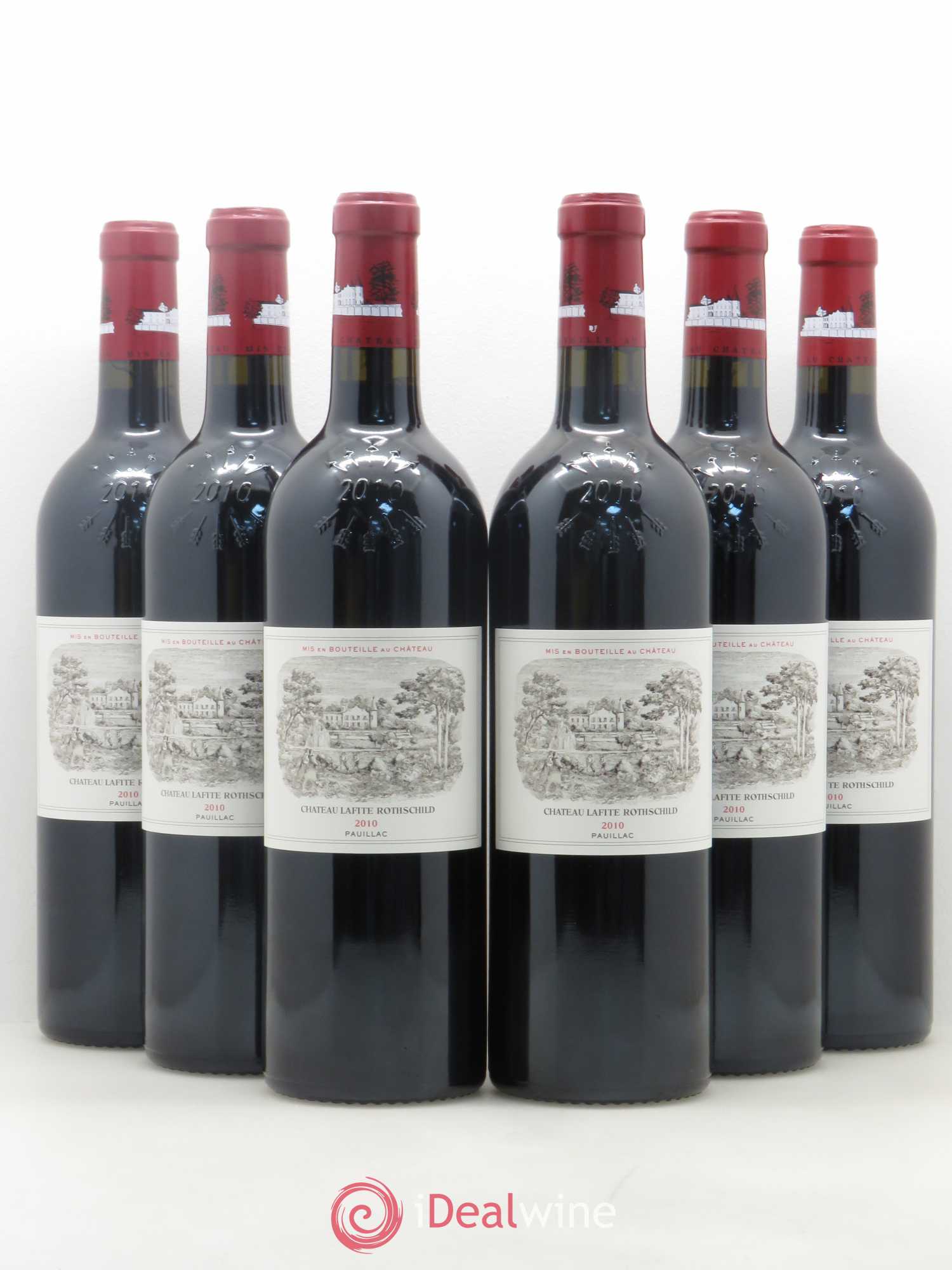 Château Lafite Rothschild 1er Grand Cru Classé 2010 - Lot de 6 bouteilles - 0