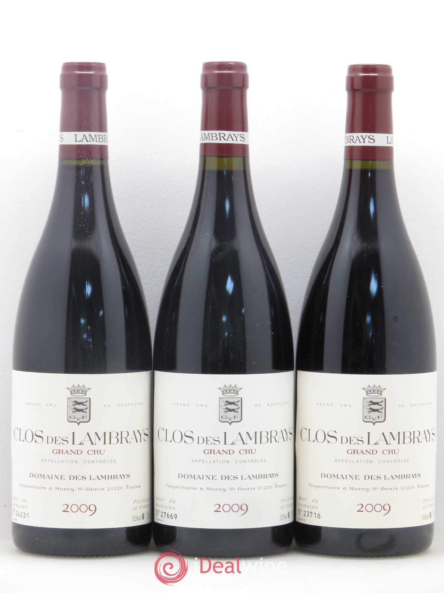 Clos des Lambrays Grand Cru Domaine des Lambrays 2009 - Lot de 12 bouteilles - 1