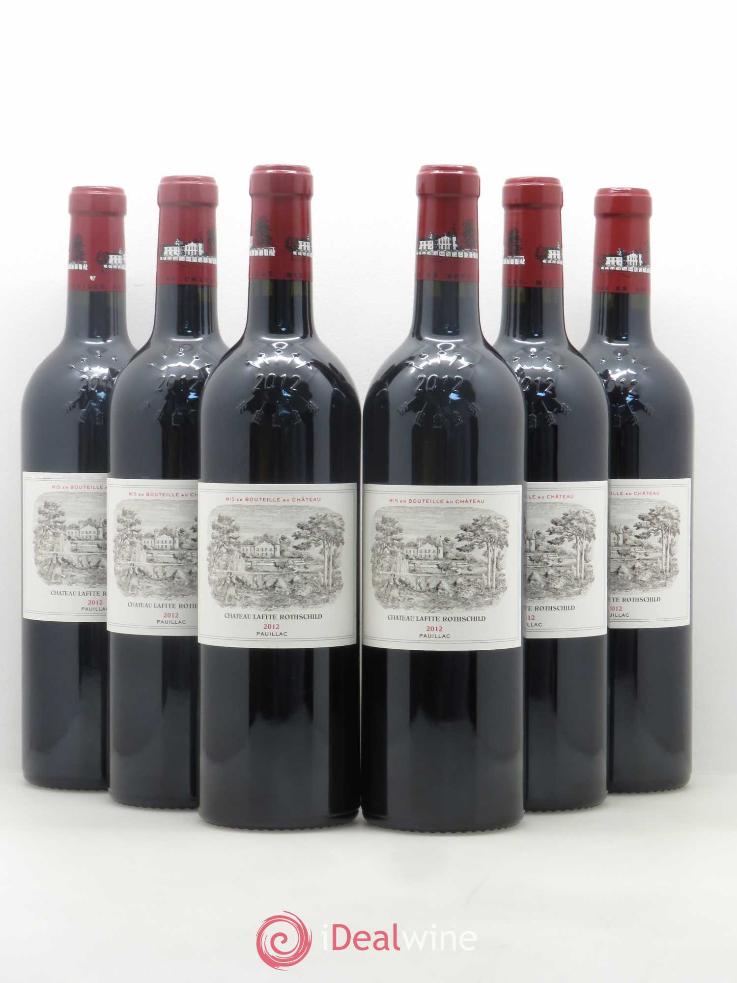 Château Lafite Rothschild 1er Grand Cru Classé 2012 - Lot de 6 bouteilles - 0