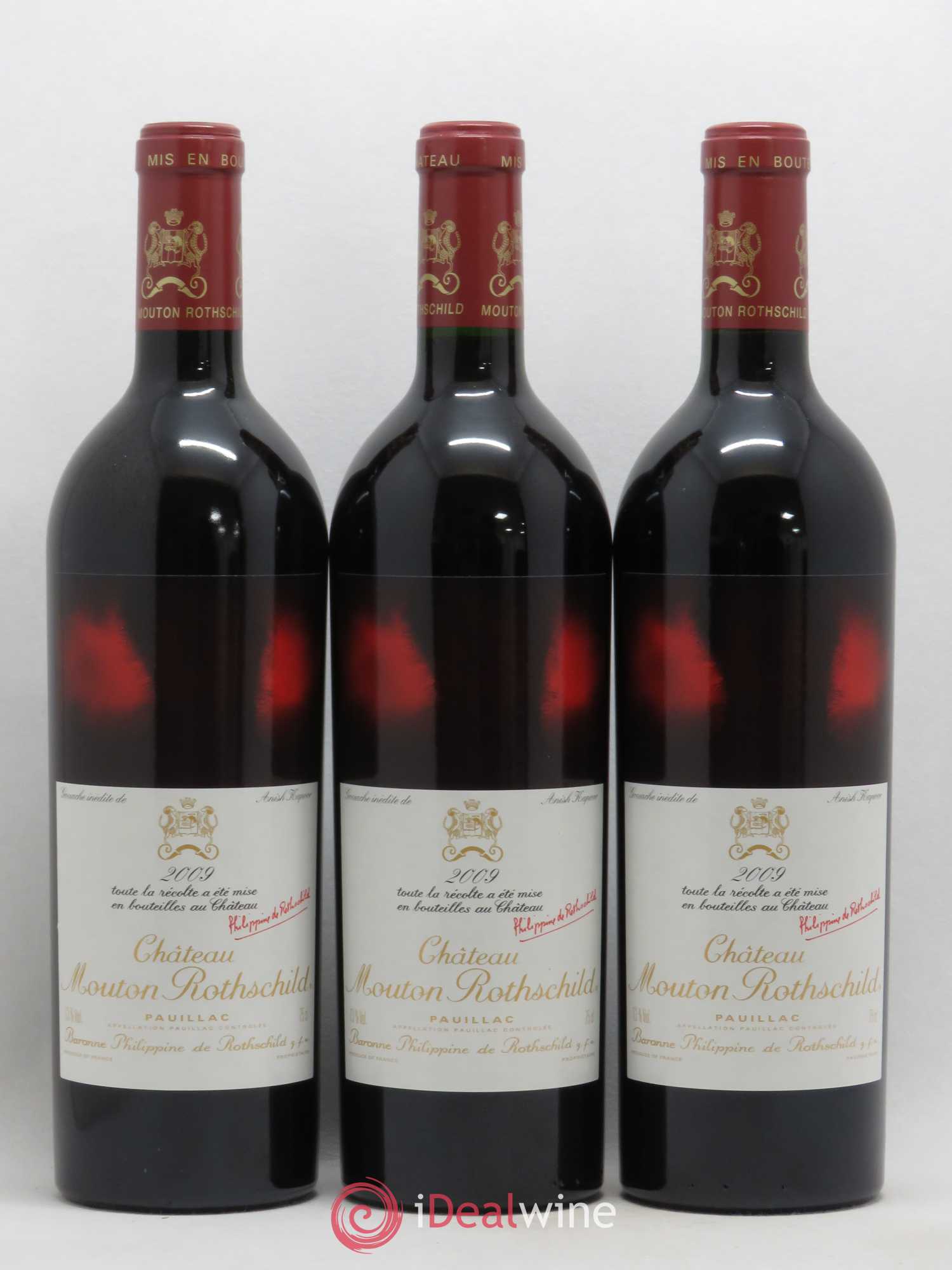 Château Mouton Rothschild 1er Grand Cru Classé 2009 - Lot de 6 bouteilles - 1
