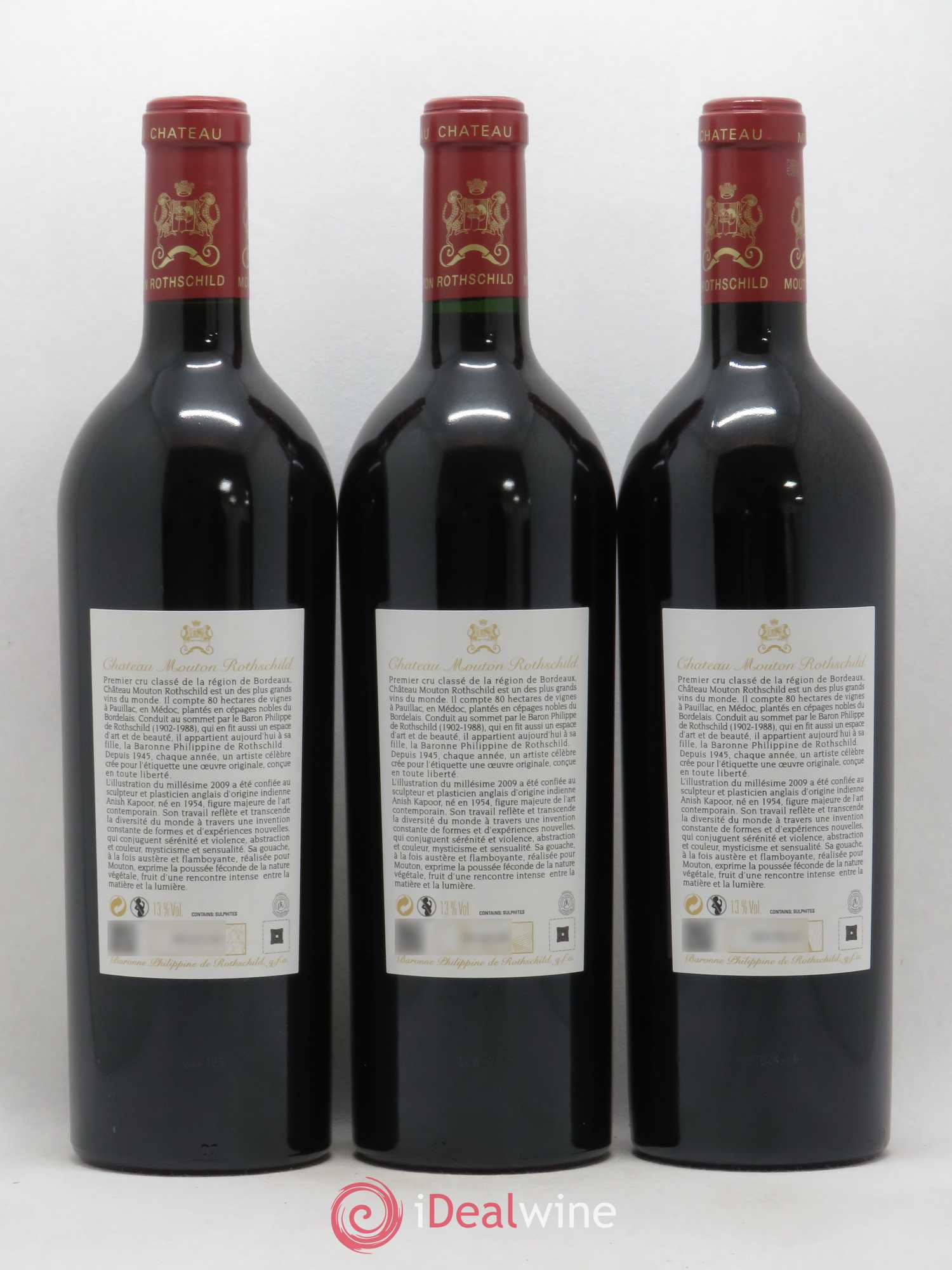 Château Mouton Rothschild 1er Grand Cru Classé 2009 - Lot de 6 bouteilles - 4