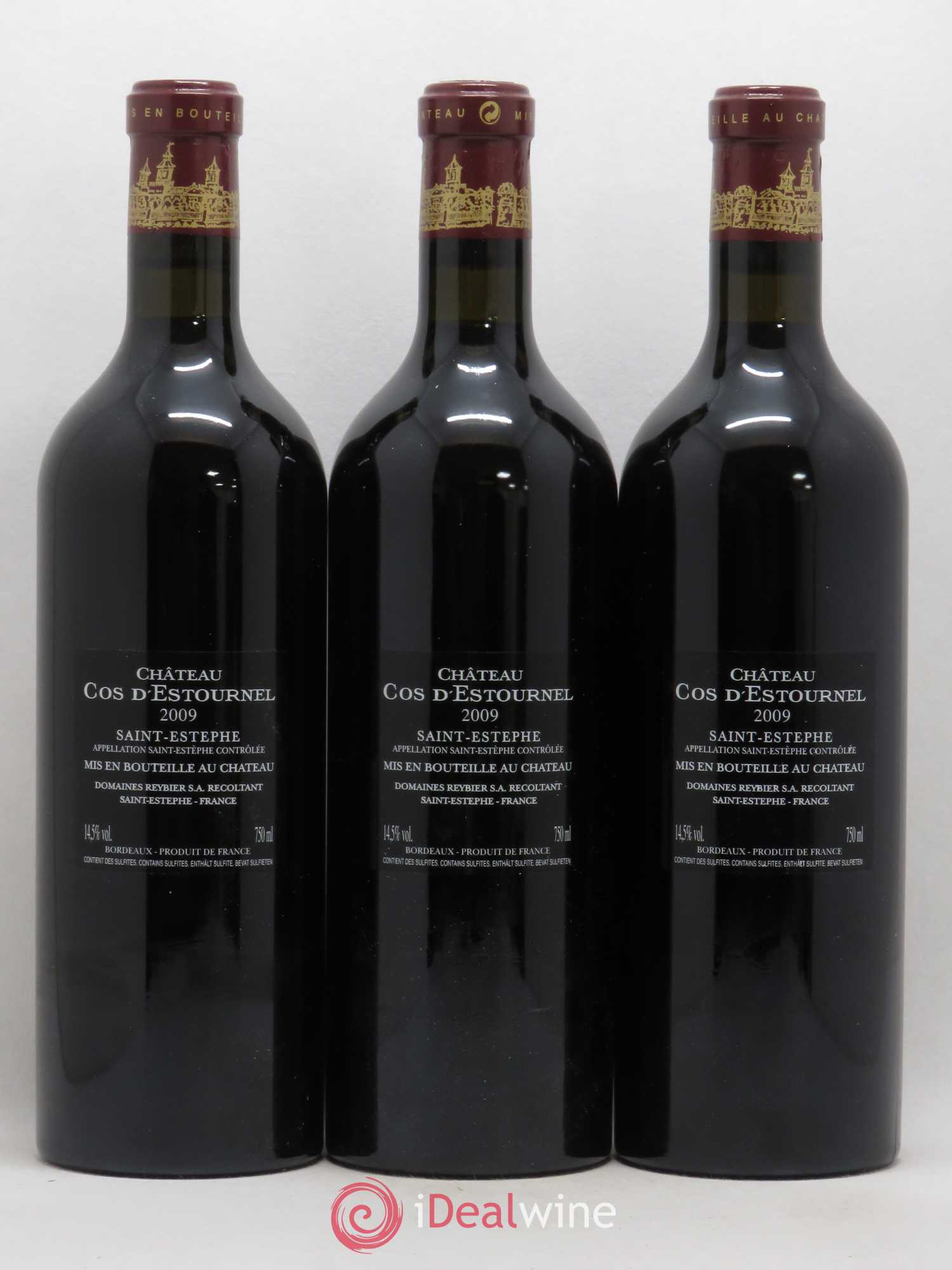 Cos d'Estournel 2ème Grand Cru Classé 2009 - Lot de 12 bouteilles - 2