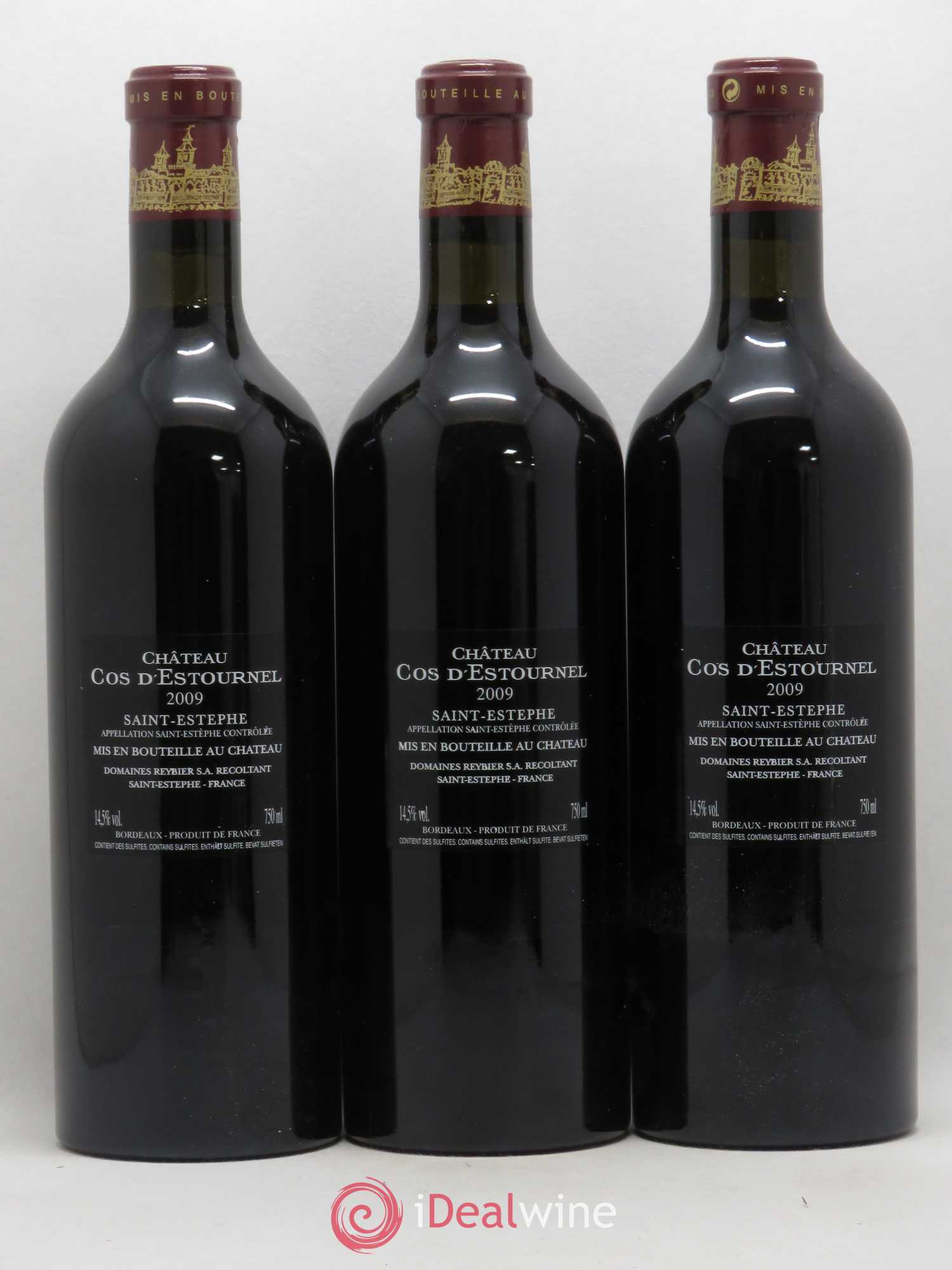 Cos d'Estournel 2ème Grand Cru Classé 2009 - Lot de 12 bouteilles - 8