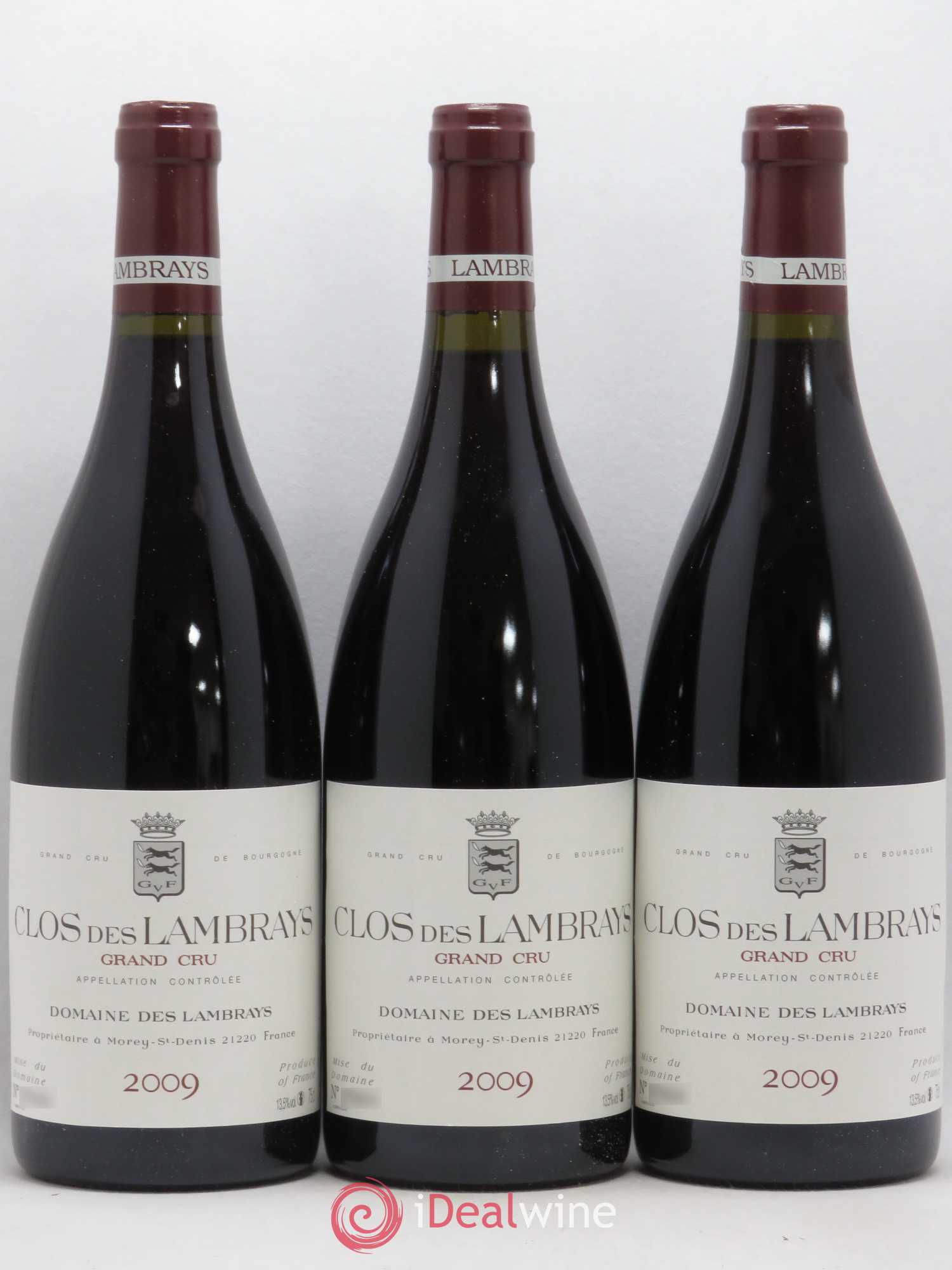Clos des Lambrays Grand Cru Domaine des Lambrays 2009 - Lot de 12 bouteilles - 3