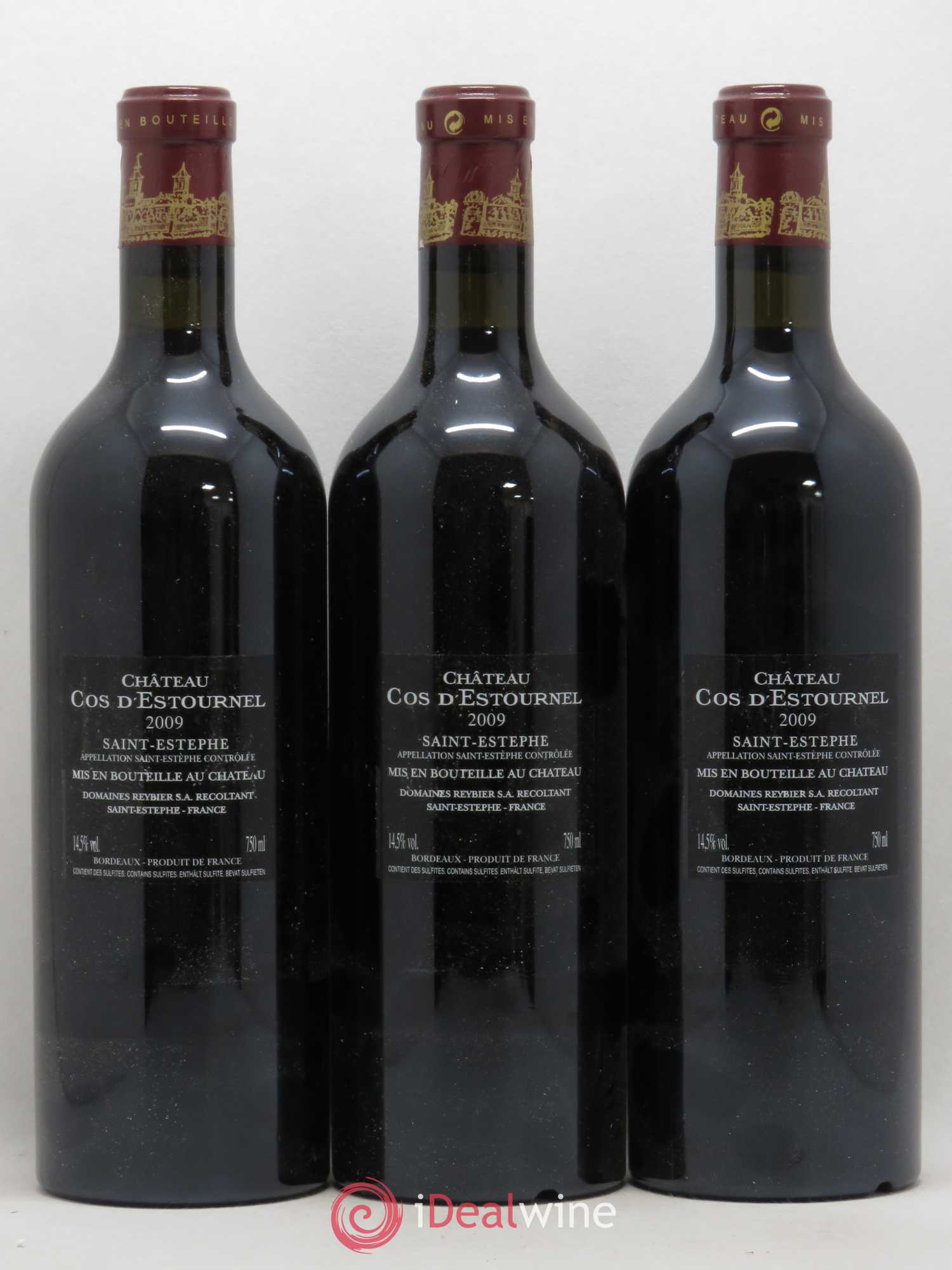 Cos d'Estournel 2ème Grand Cru Classé 2009 - Lot de 12 bouteilles - 6