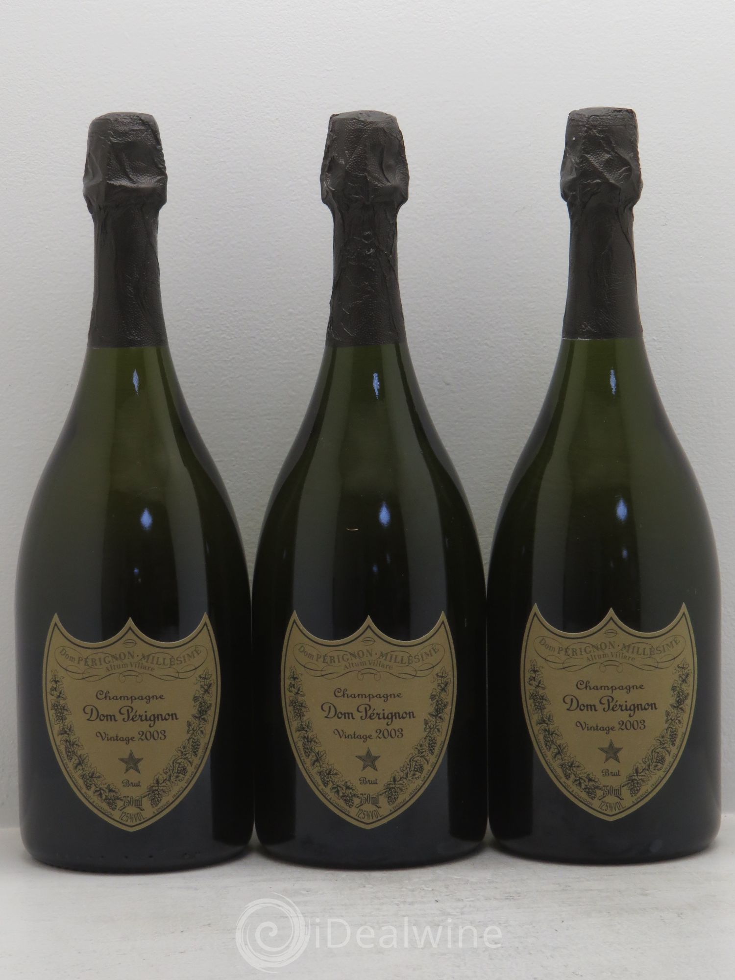 Brut Dom Pérignon 2003 - Lot de 3 bouteilles - 0