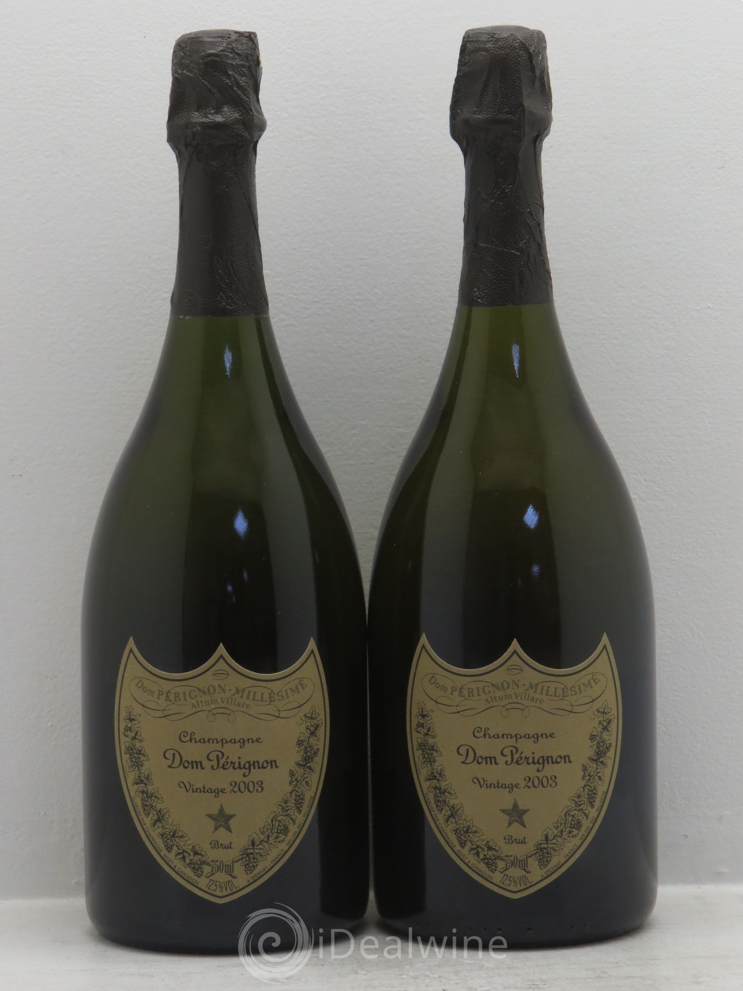 Brut Dom Pérignon 2003 - Lot de 2 bouteilles - 0