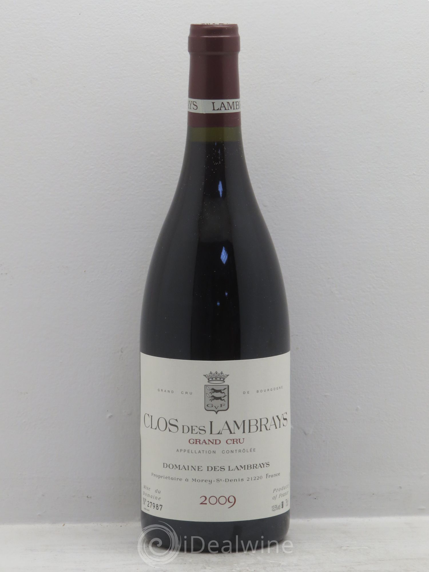 Clos des Lambrays Grand Cru Domaine des Lambrays 2009 - Lot de 1 bouteille - 0