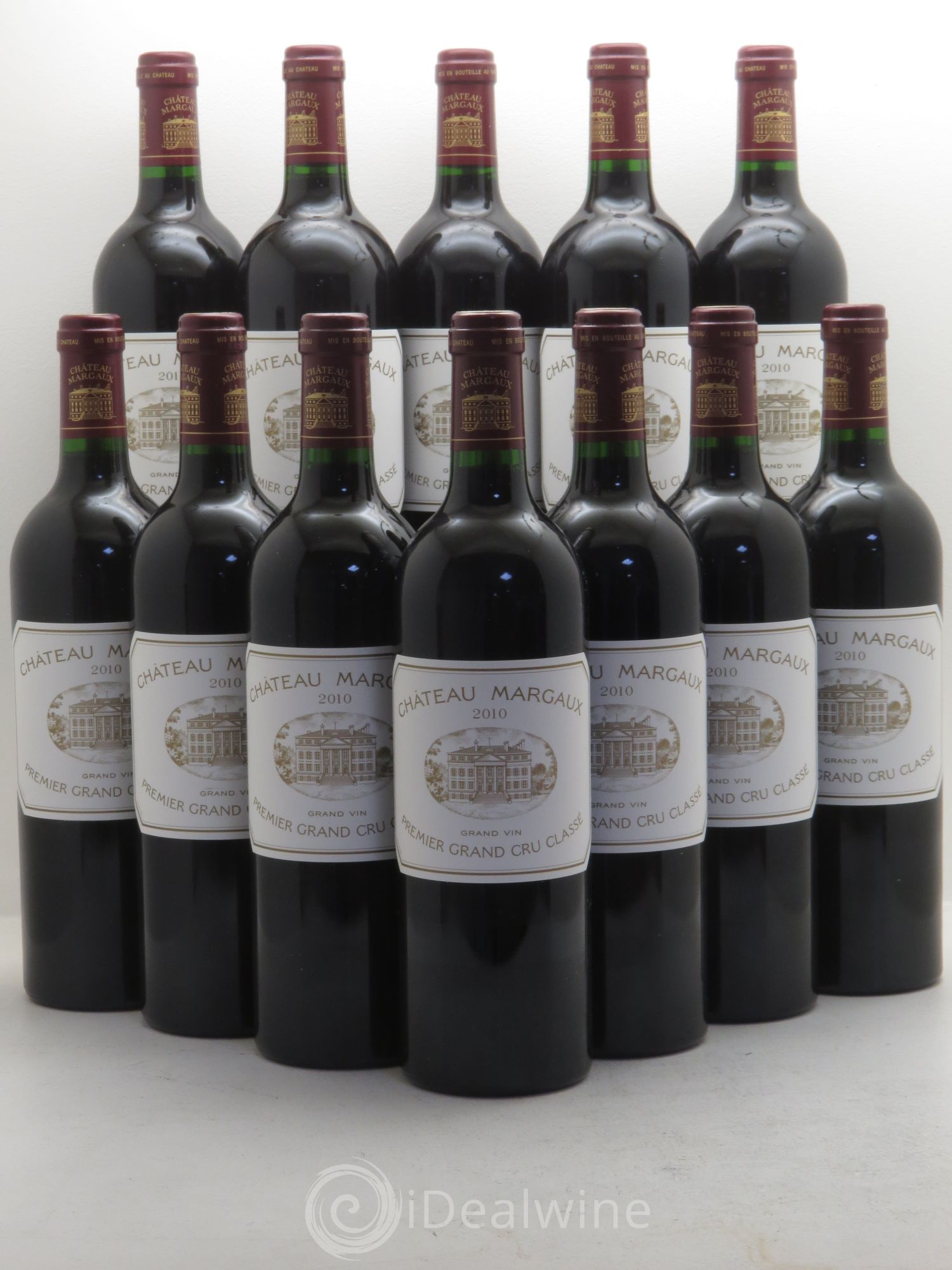 Château Margaux 1er Grand Cru Classé 2010 - Lot de 12 bouteilles - 0