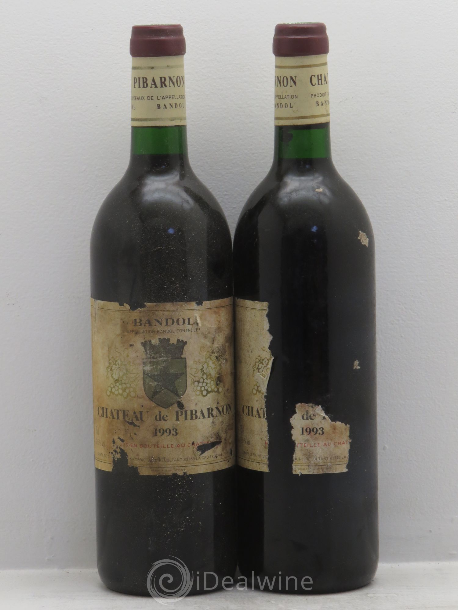 Bandol Château de Pibarnon Comte de Saint-Victor 1993 - Lot de 2 bouteilles - 0