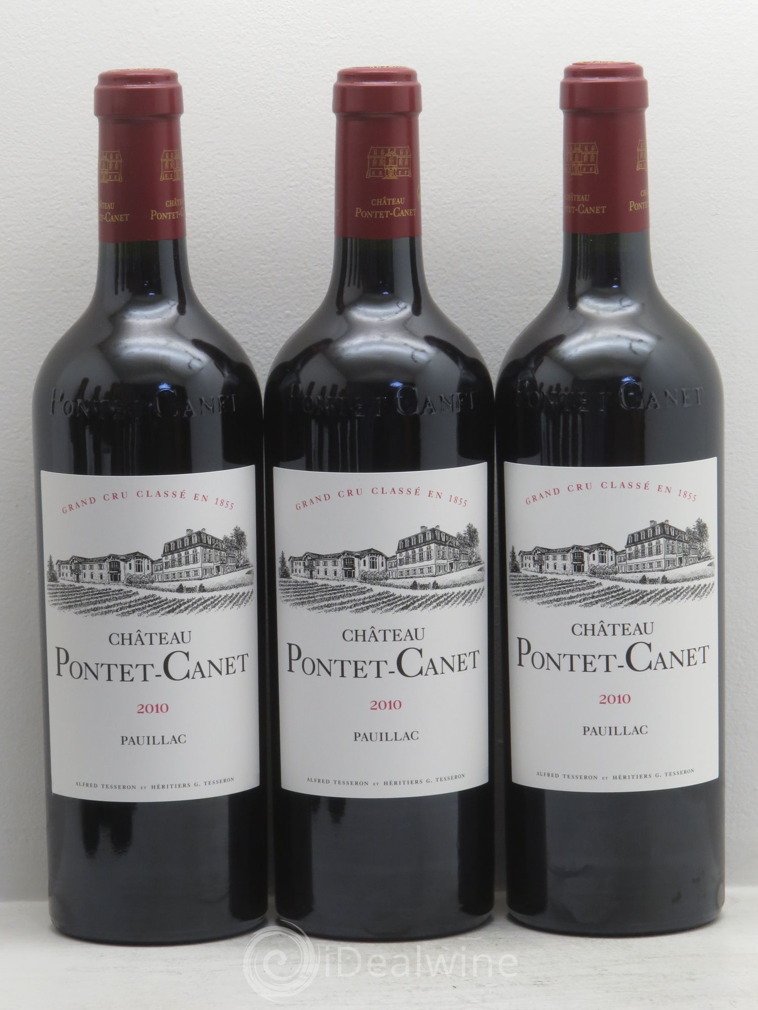 Château Pontet Canet 5ème Grand Cru Classé 2010 - Lot de 12 bouteilles - 1