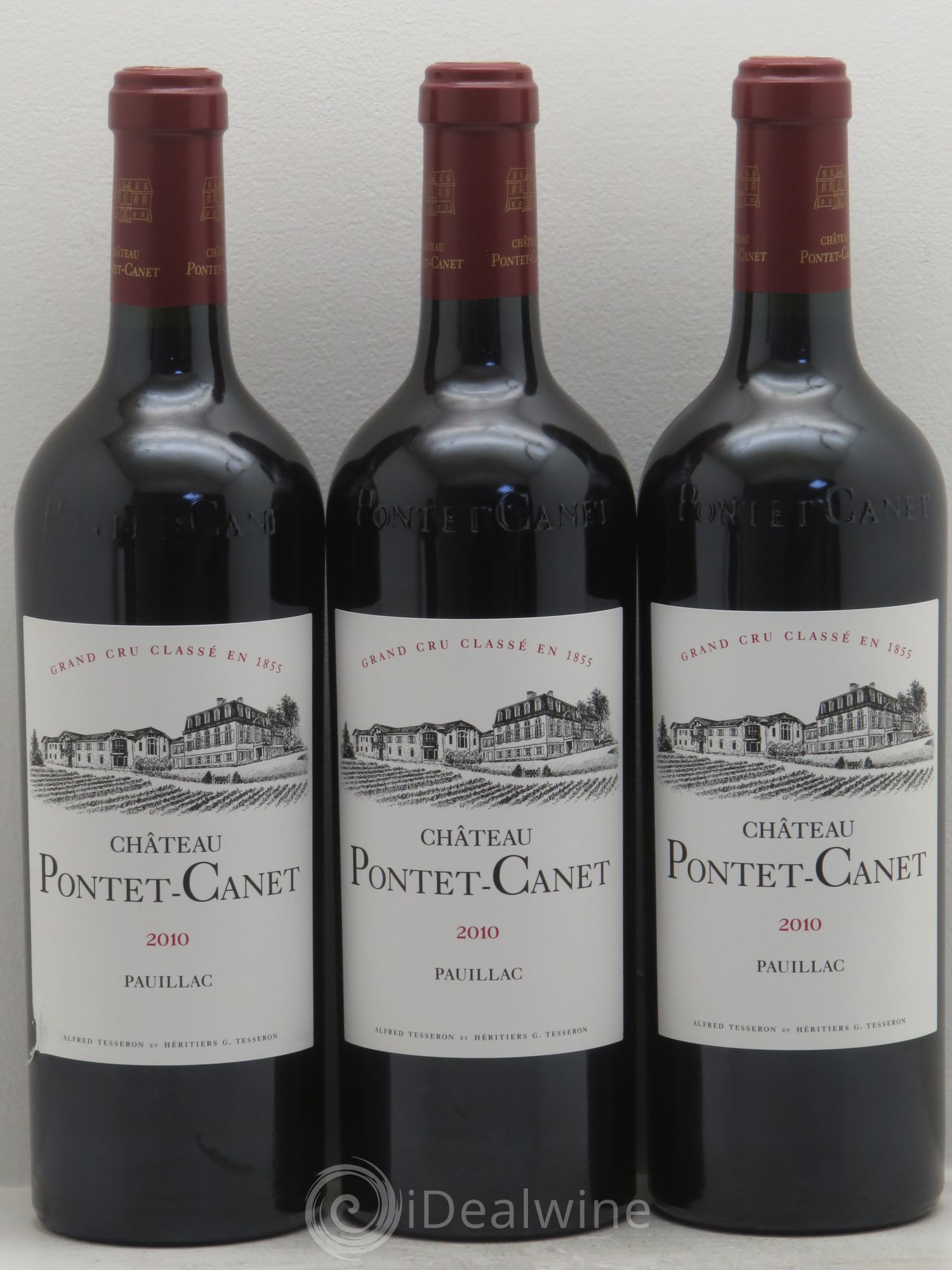 Château Pontet Canet 5ème Grand Cru Classé 2010 - Lot de 12 bouteilles - 1