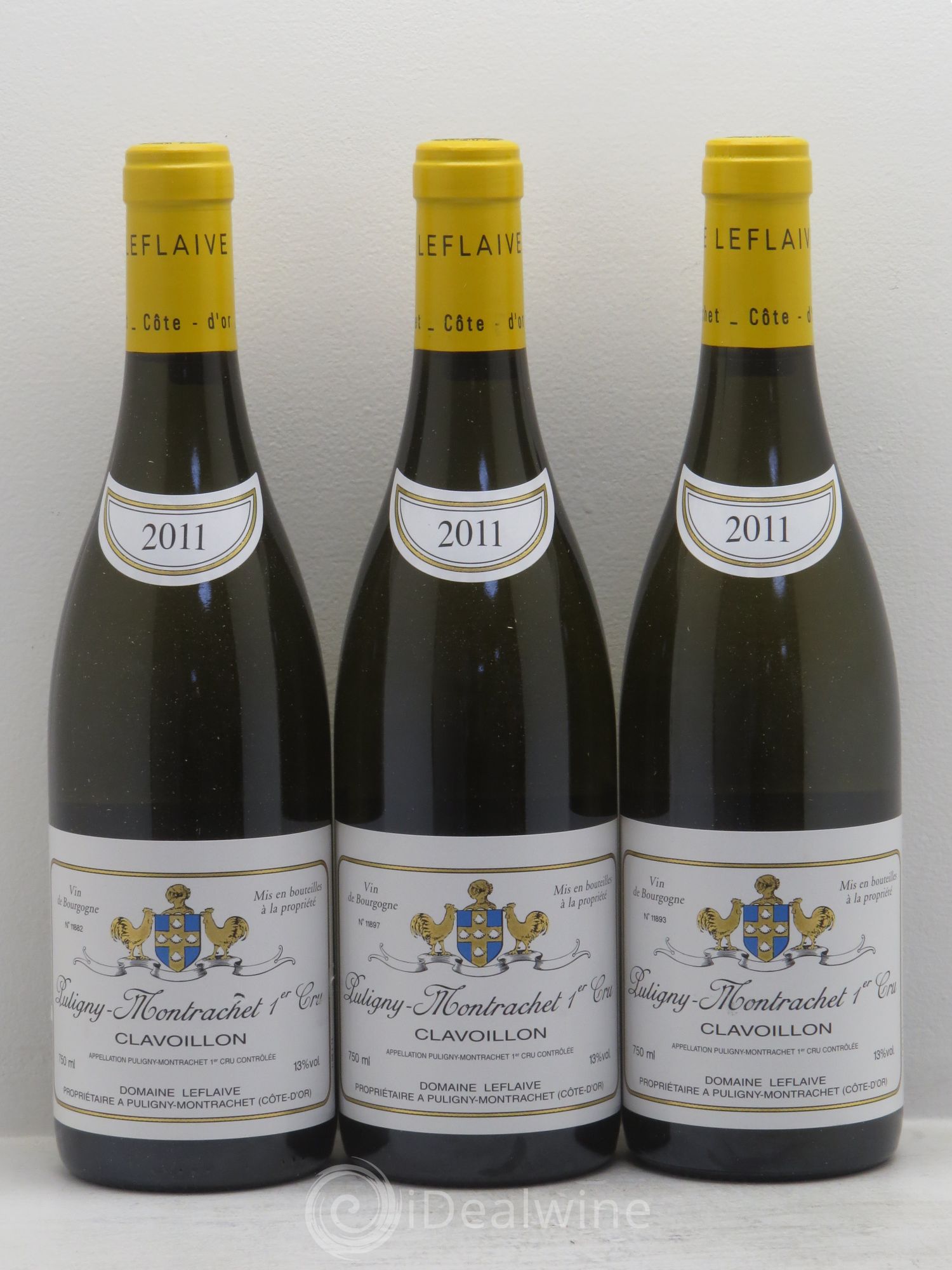 Puligny-Montrachet 1er Cru Clavoillon Leflaive (Domaine) 2011 - Lot de 3 bouteilles - 0