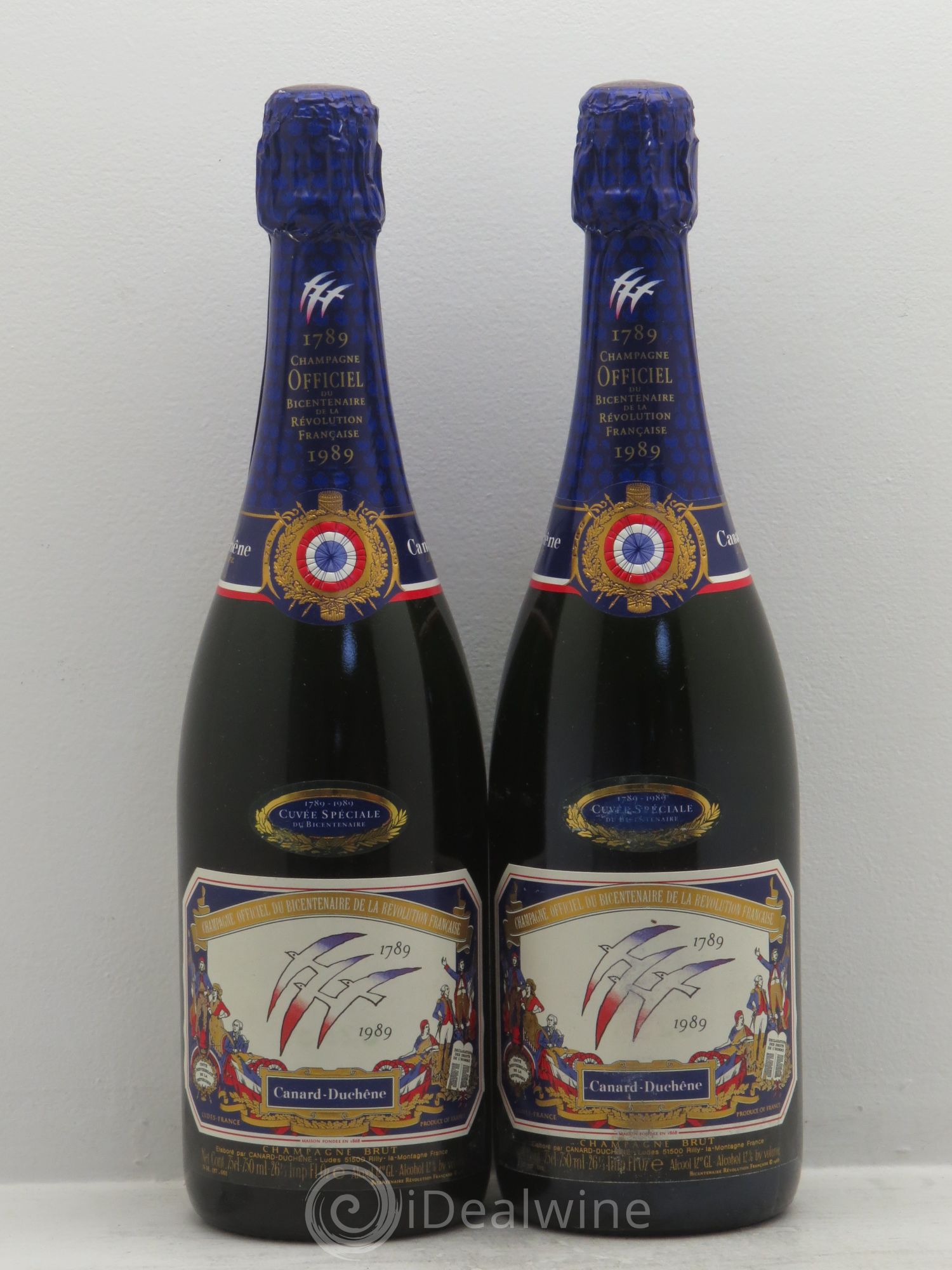 Champagne Canard Duchêne Cuvée du Bicentenaire - Posten von 2 Flaschen - 0
