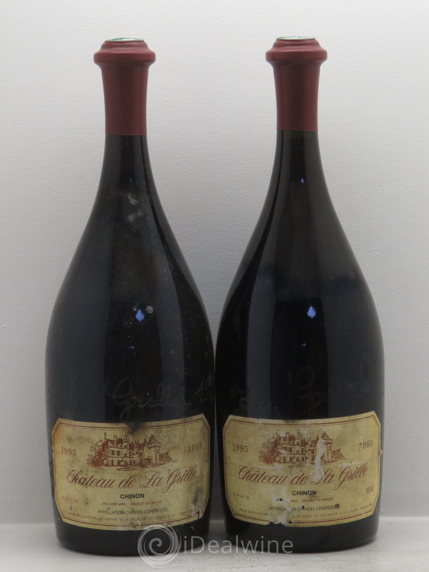 Chinon La Grille 1995 - Posten von 2 Magnum - 0