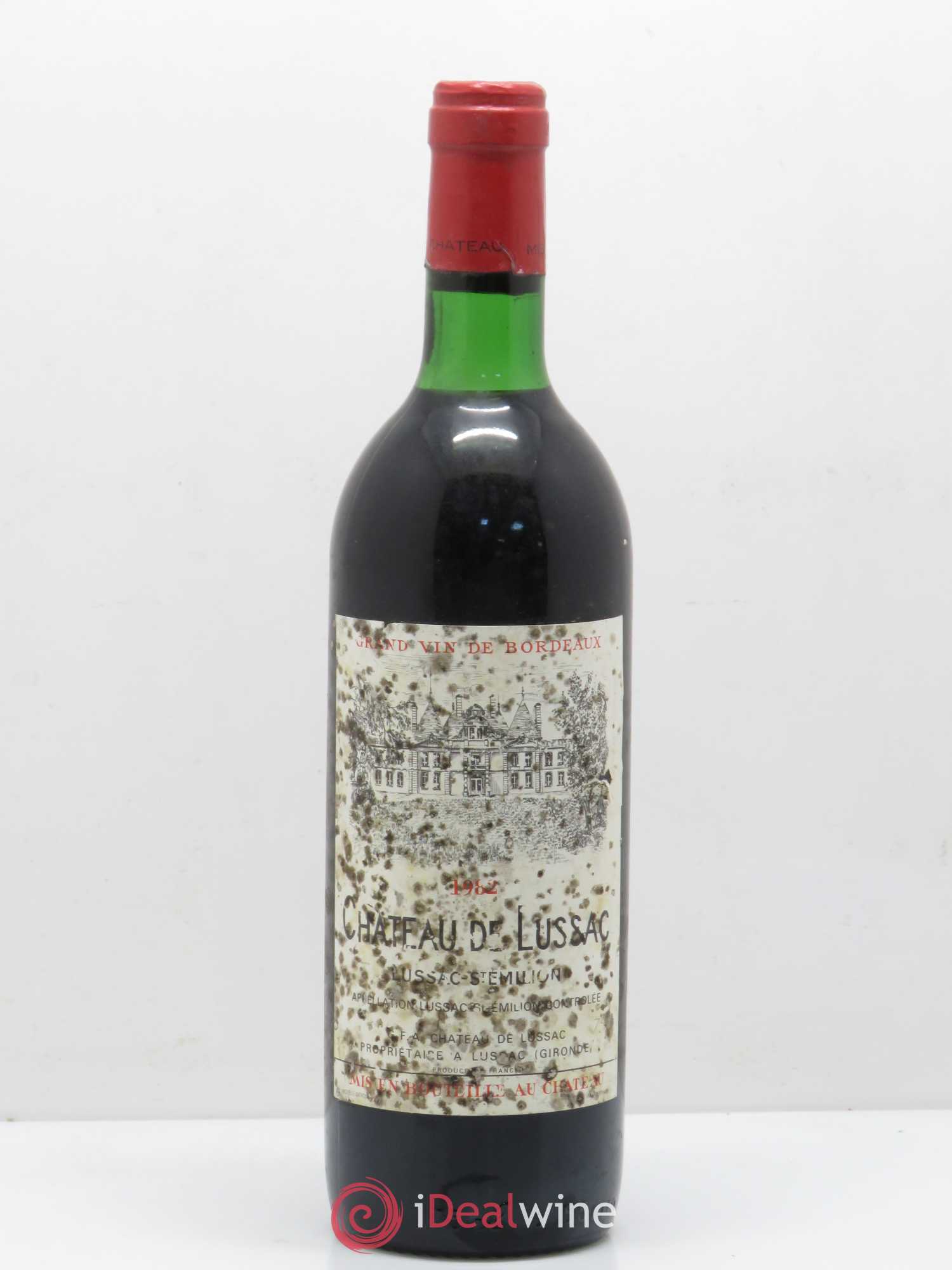 Bordeaux Château de Lussac Lussac Saint Emilion 1982 - Posten von 1 Flasche - 0