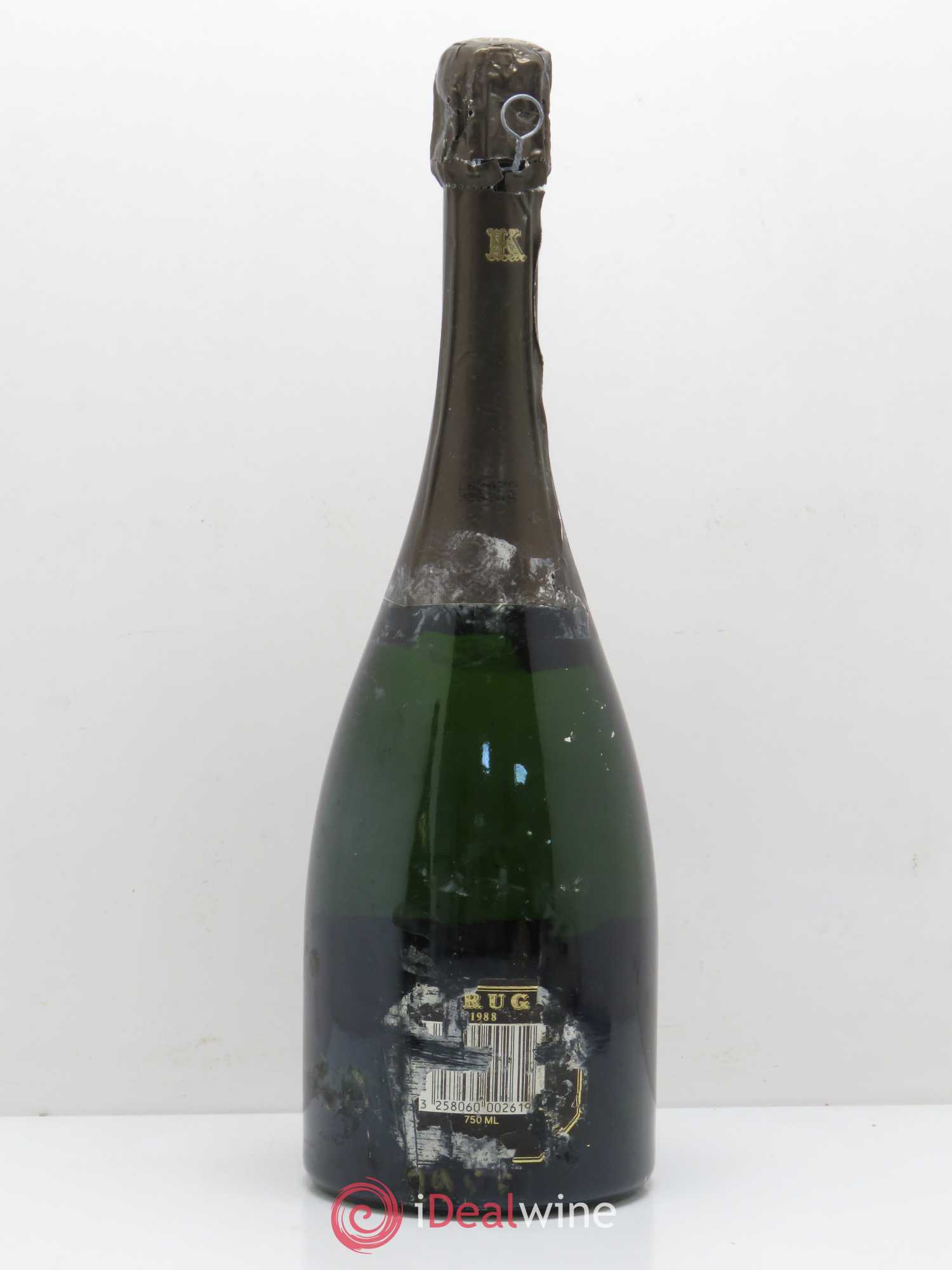 Champagne Krug 1988 - Lot de 1 bouteille - 1