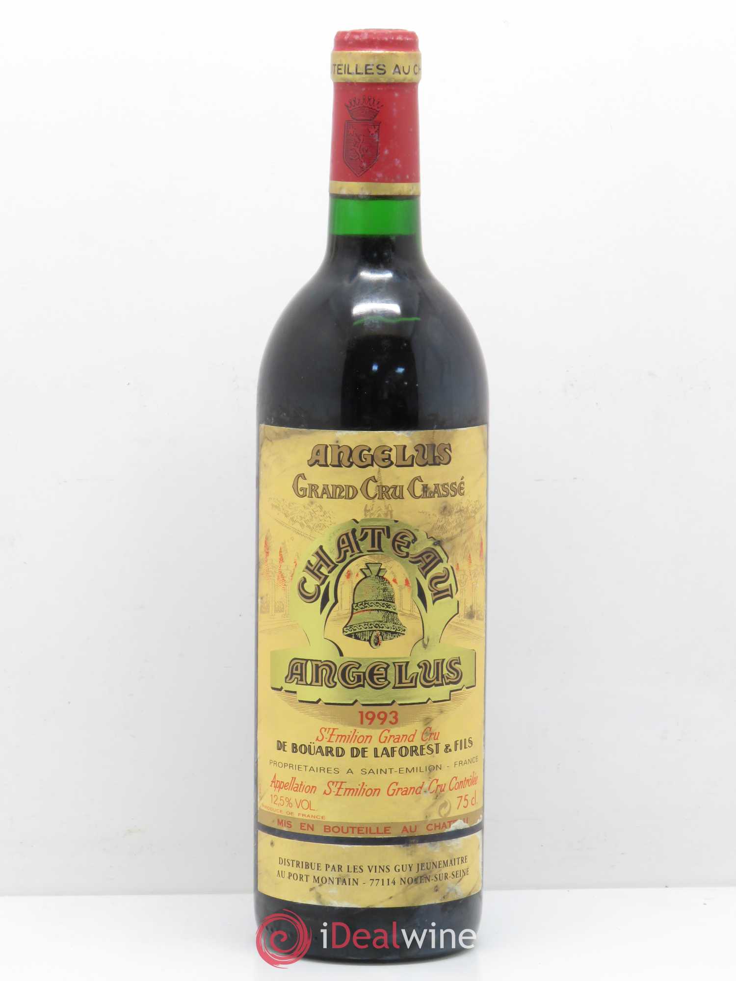 Château Angélus 1er Grand Cru Classé A 1993 - Lot de 1 bouteille - 0