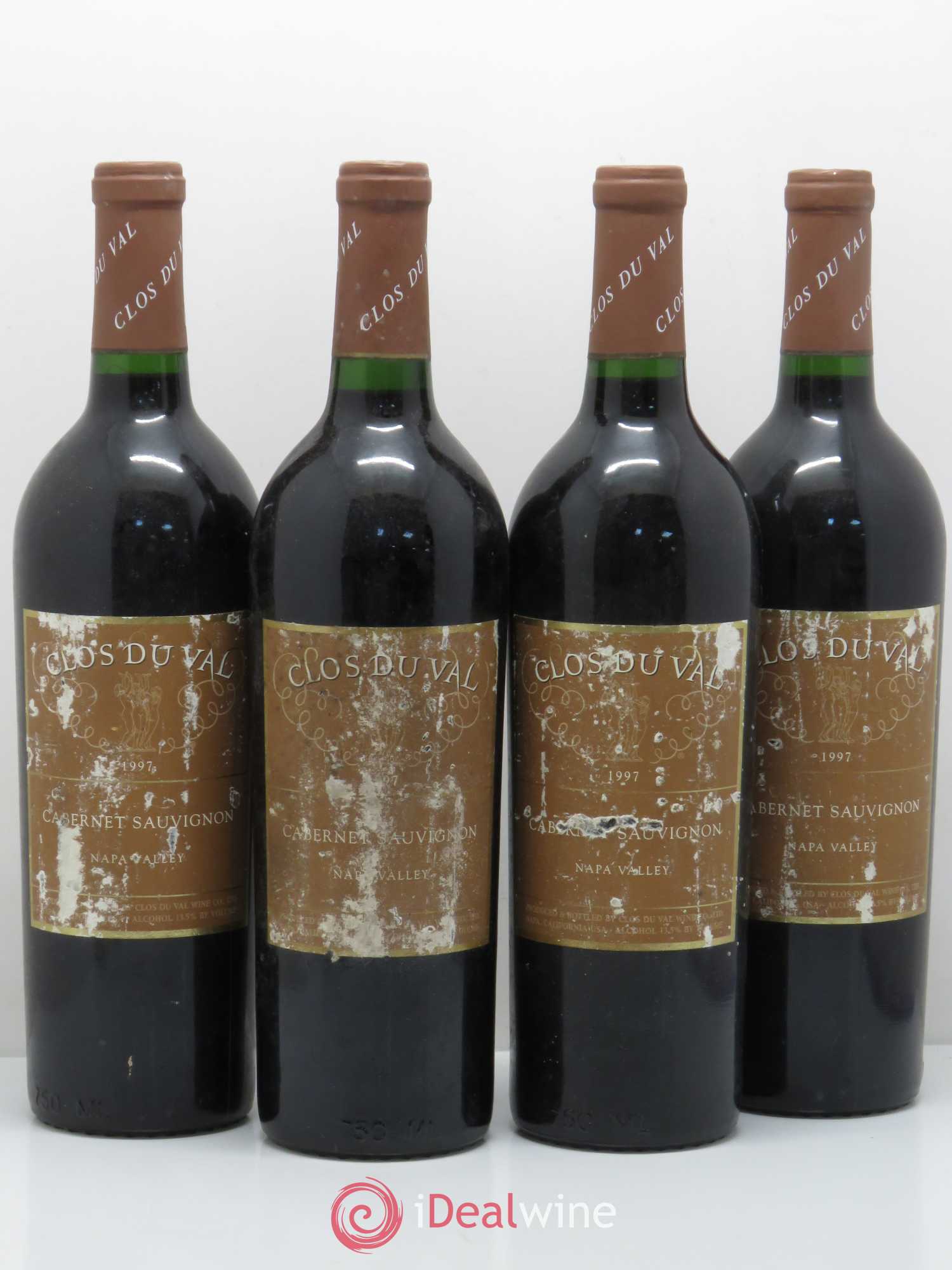 USA Clos du Val Napa Valley California Cabernet Sauvignon 1997 - Posten von 4 Flaschen - 0