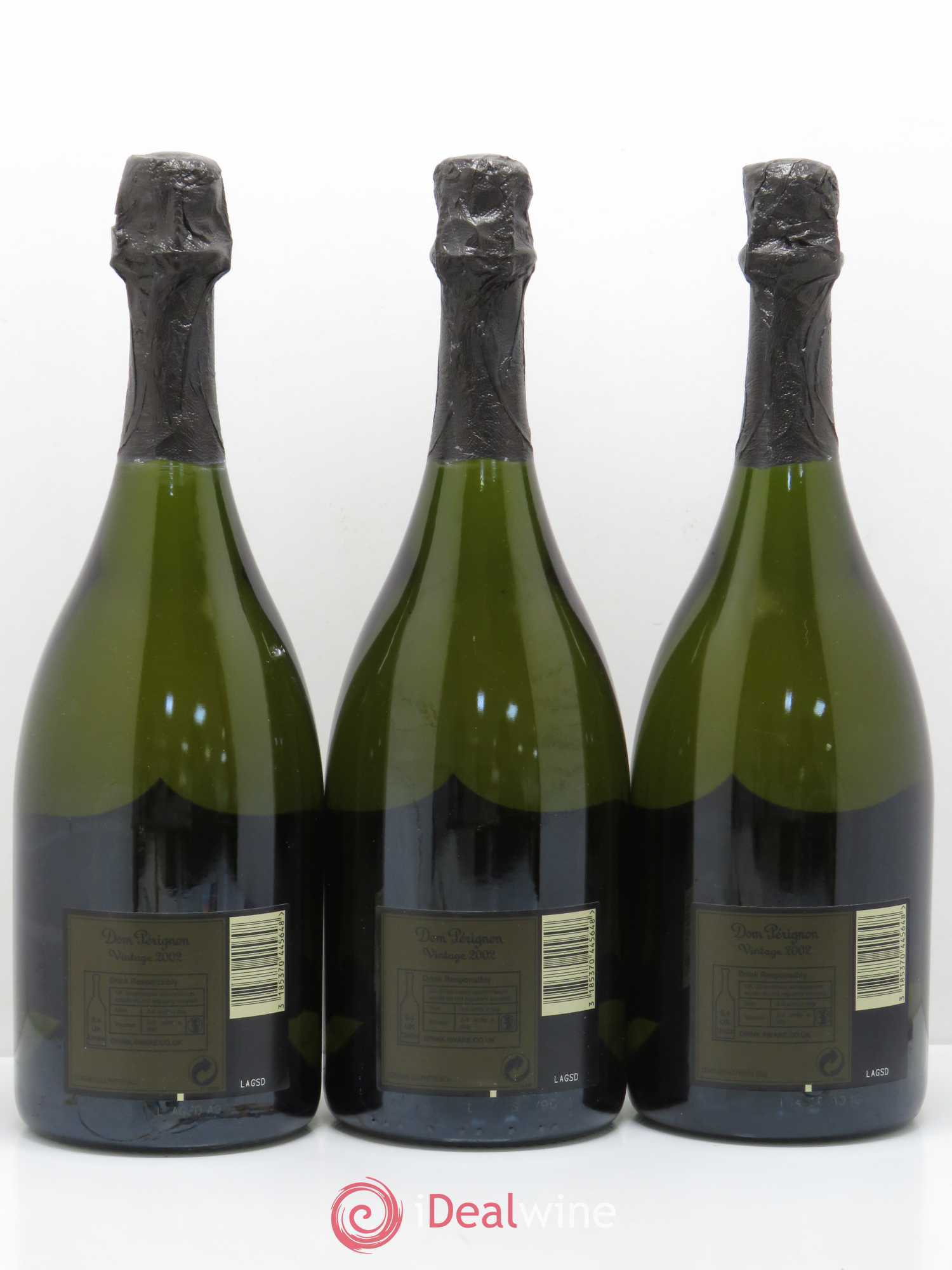 Brut Dom Pérignon 2002 - Lot de 3 bouteilles - 1