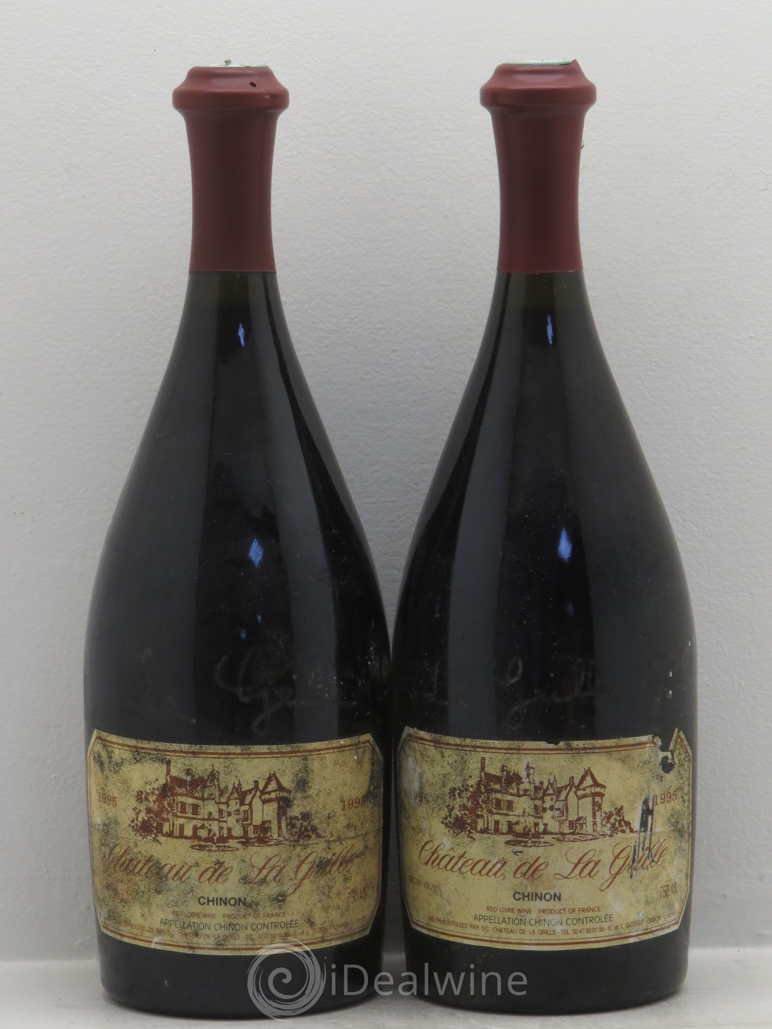 Chinon La Grille 1995 - Posten von 2 Flaschen - 0