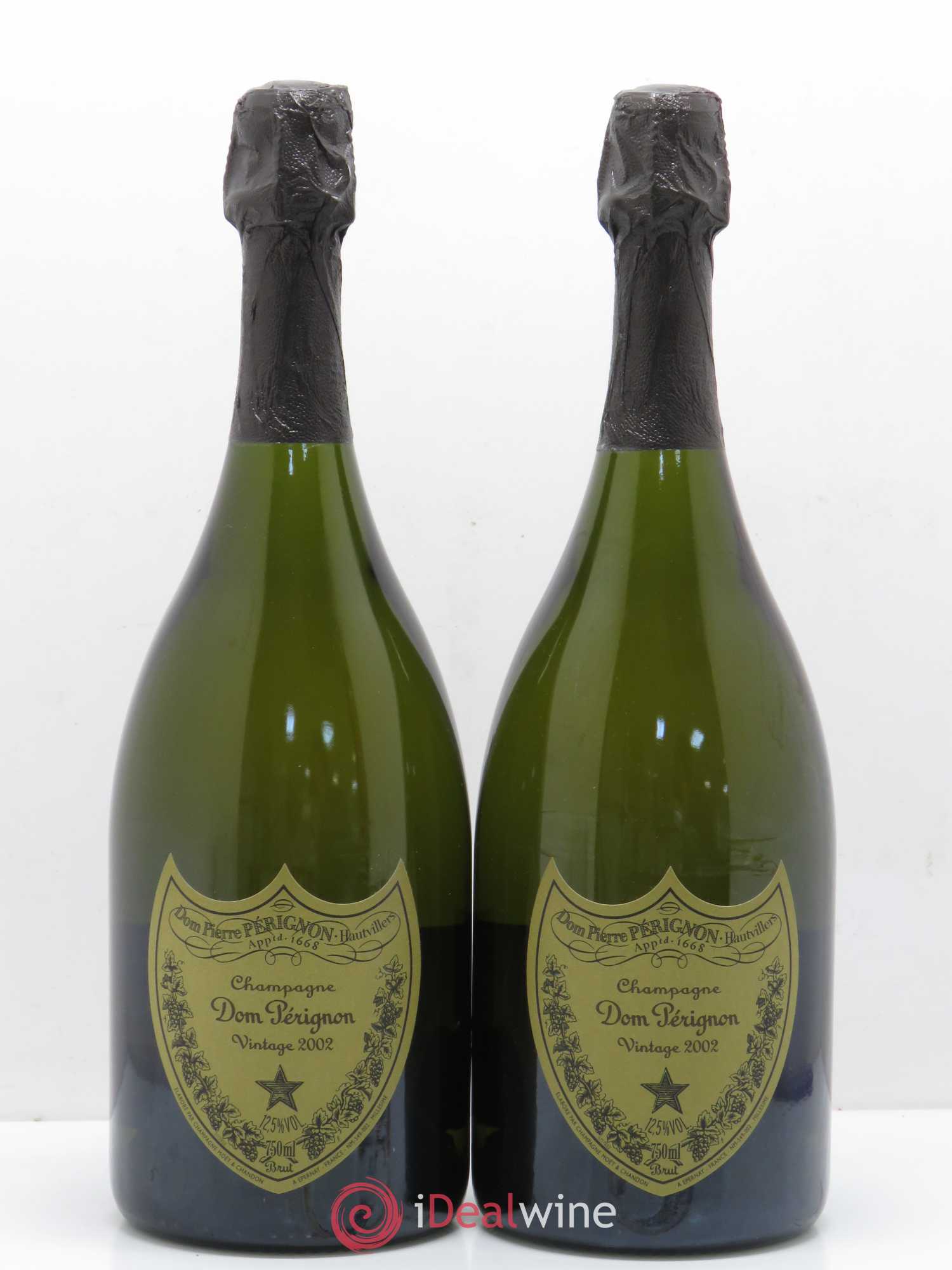 Brut Dom Pérignon 2002 - Lot de 2 bouteilles - 0
