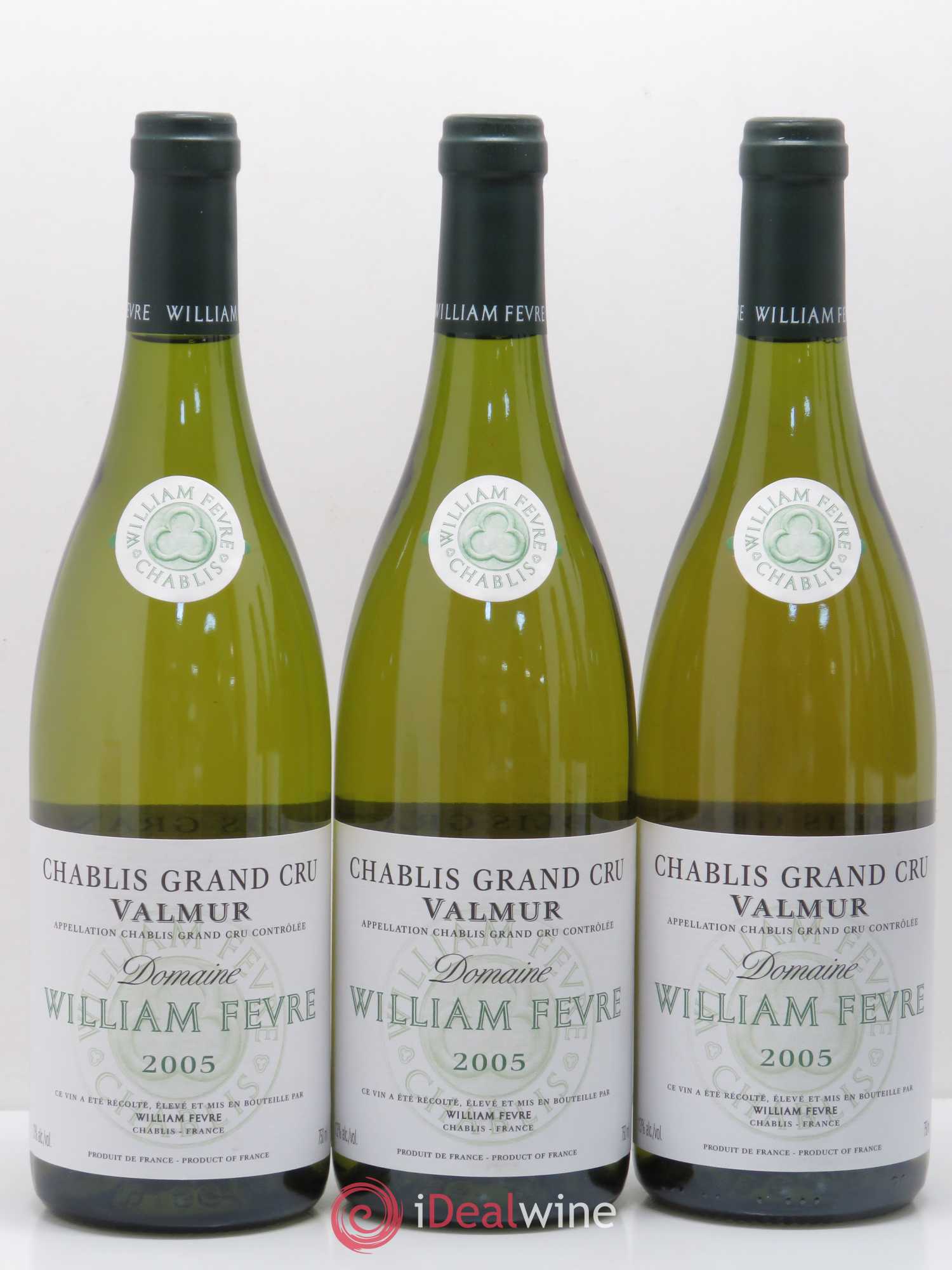 Chablis Grand Cru Valmur William Fèvre 2005 - Lot de 6 bouteilles - 1