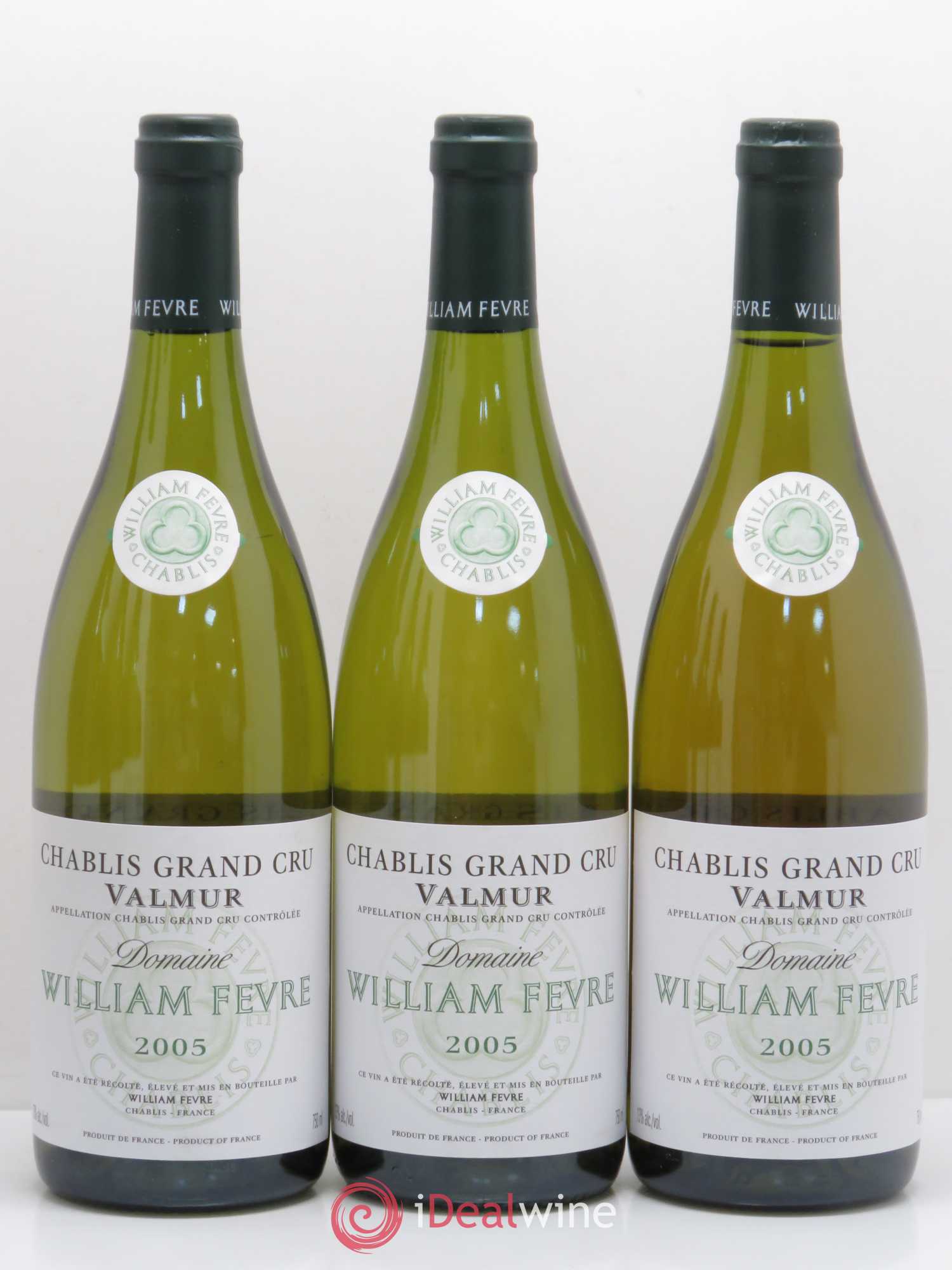 Chablis Grand Cru Valmur William Fèvre 2005 - Lot de 6 bouteilles - 2