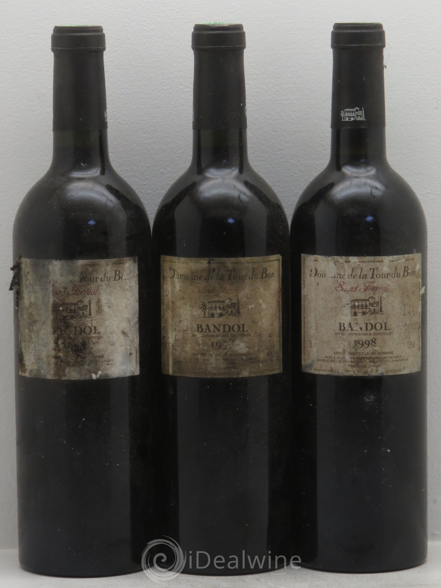 Bandol La Tour du Bon Saint Ferréol Agnès Henry 1998 - Lot de 3 bouteilles - 0