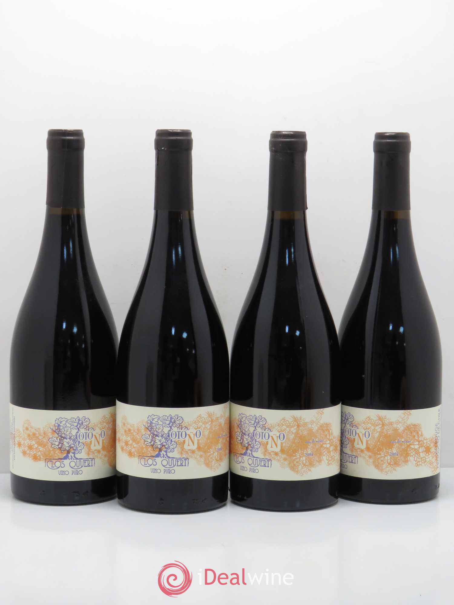 Chili Clos Ouvert Otono (sans prix de réserve) 2007 - Posten von 4 Flaschen - 0