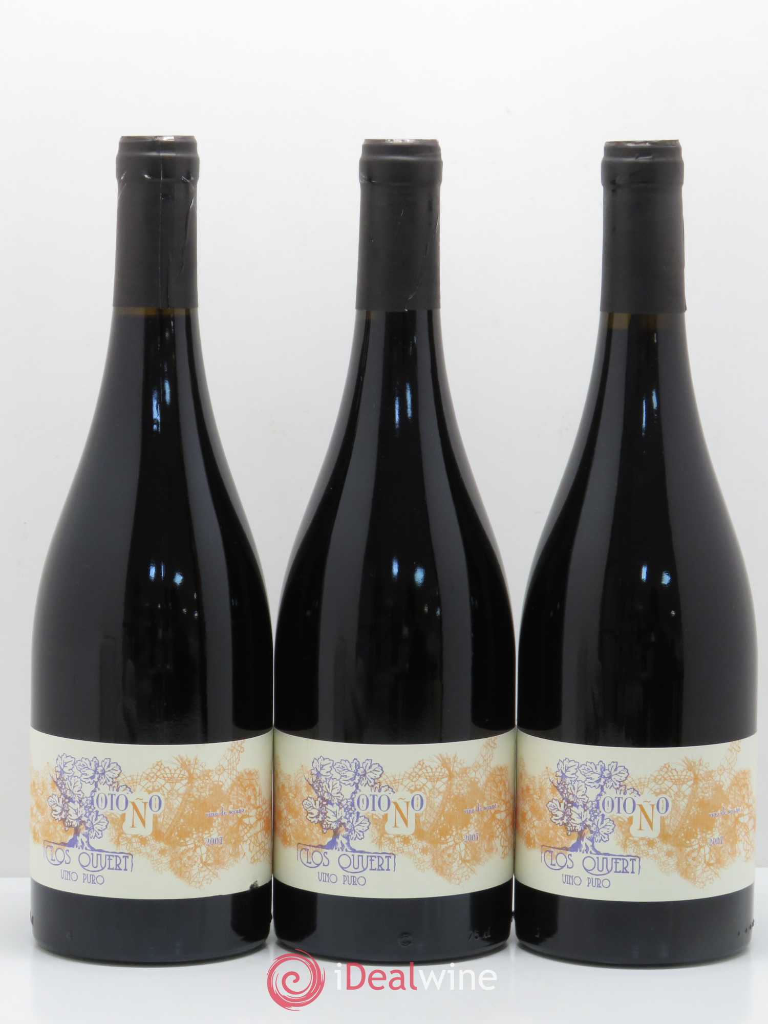 Chili Clos Ouvert Otono 2007 - Lot de 3 bouteilles - 0