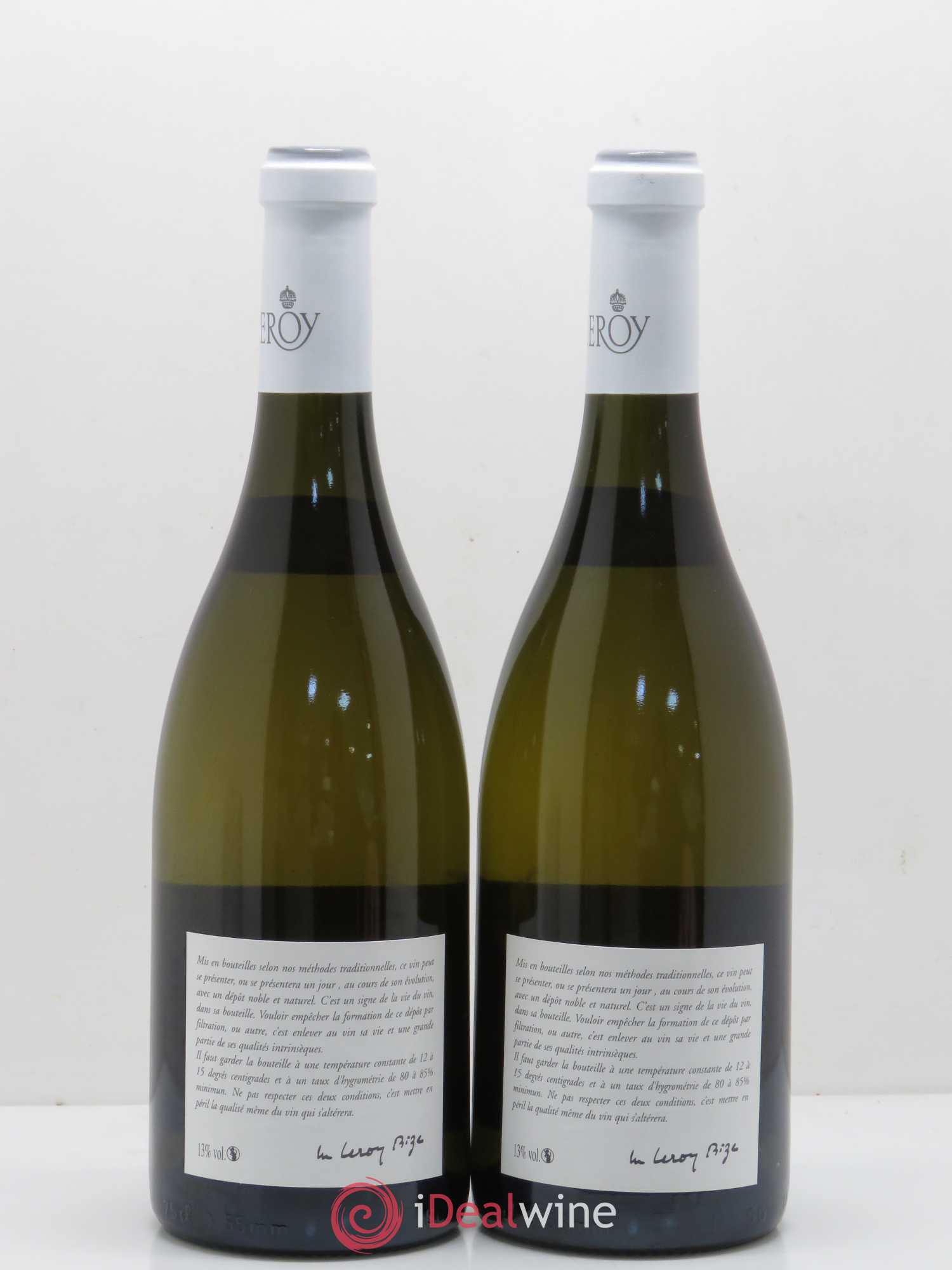 Meursault 1er Cru Les Bouchères Leroy SA 2008 - Lot de 2 bouteilles - 1