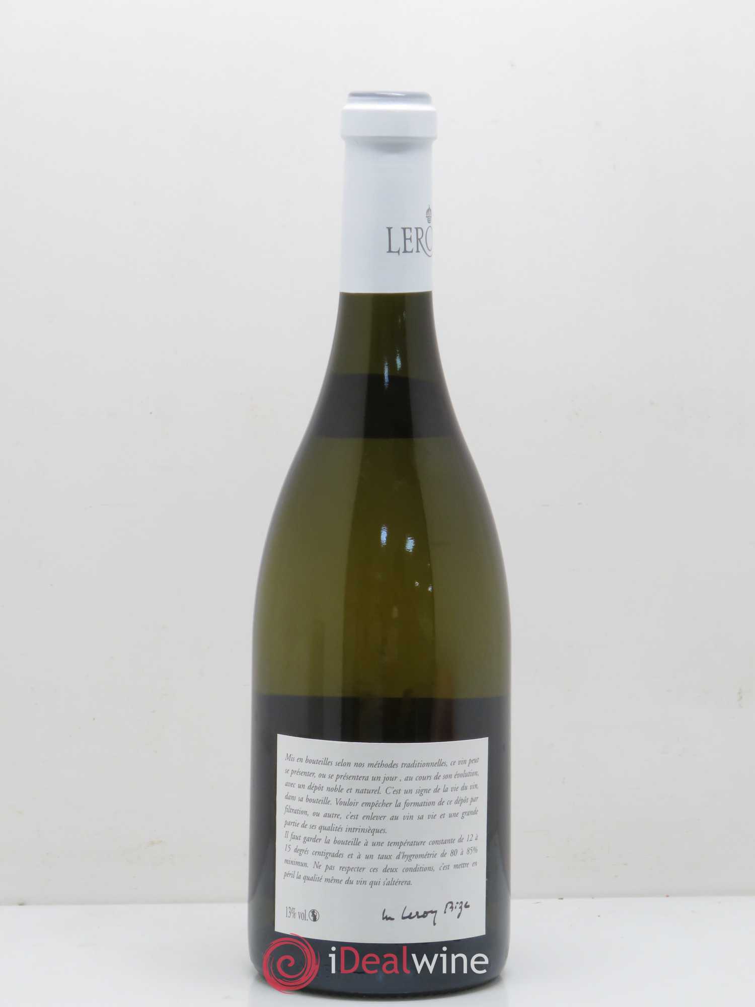 Meursault 1er Cru Les Bouchères Leroy SA 2008 - Lot de 1 bouteille - 1