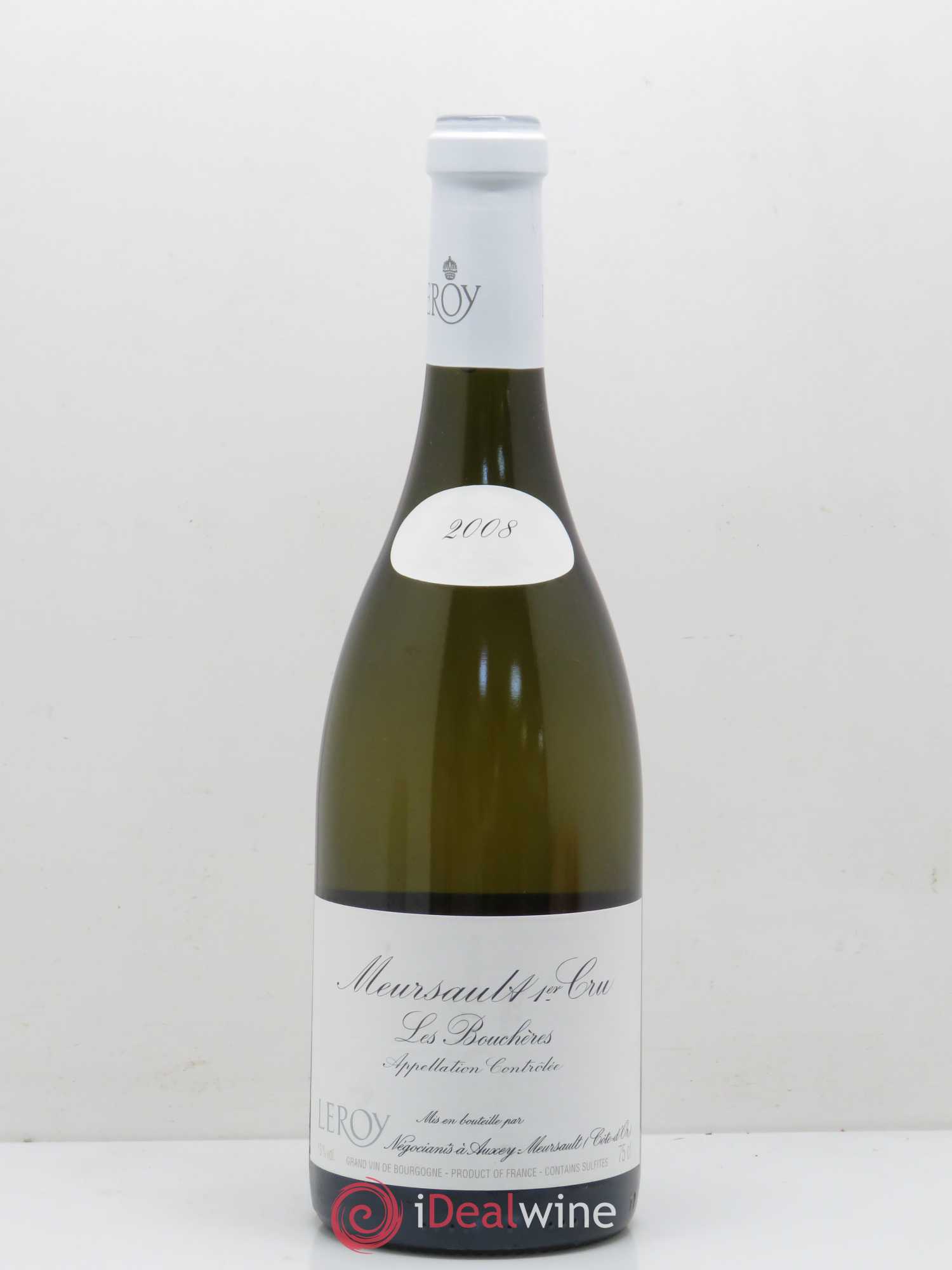 Meursault 1er Cru Les Bouchères Leroy SA 2008 - Lot de 1 bouteille - 0