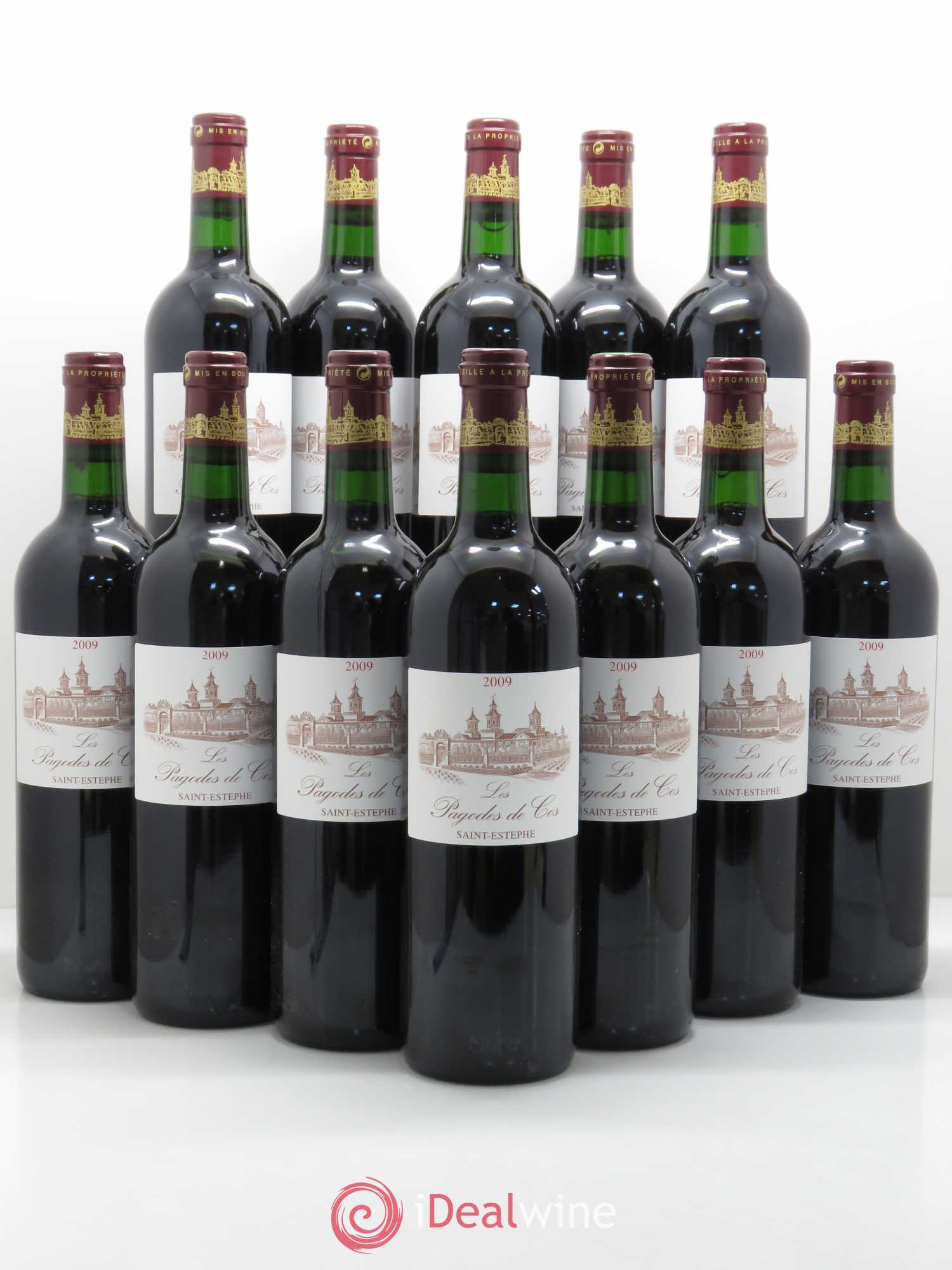 Les Pagodes de Cos Second Vin 2009 - Lot de 12 bouteilles - 0
