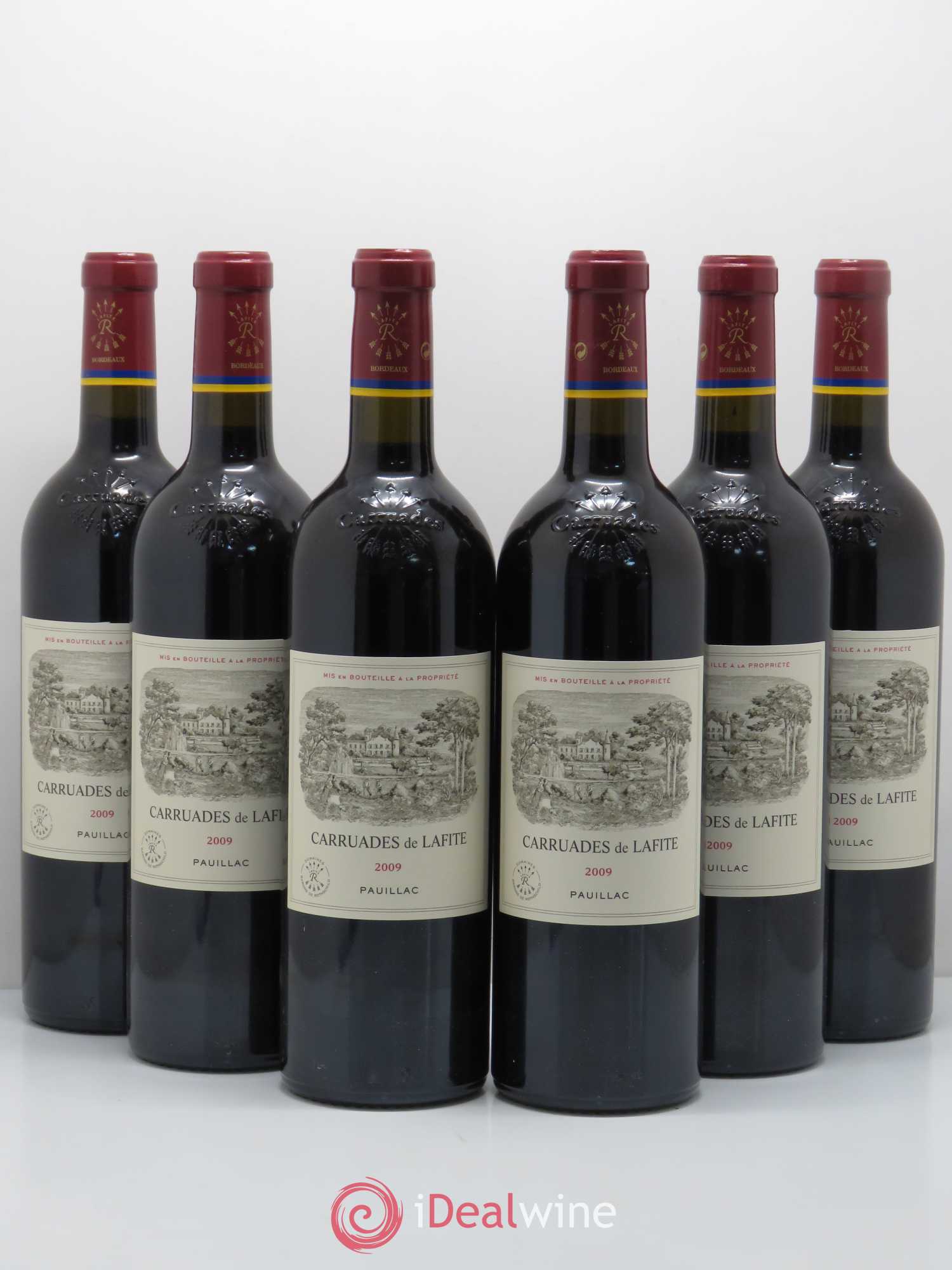 Carruades de Lafite Rothschild Second Vin 2009 - Lot de 6 bouteilles - 0