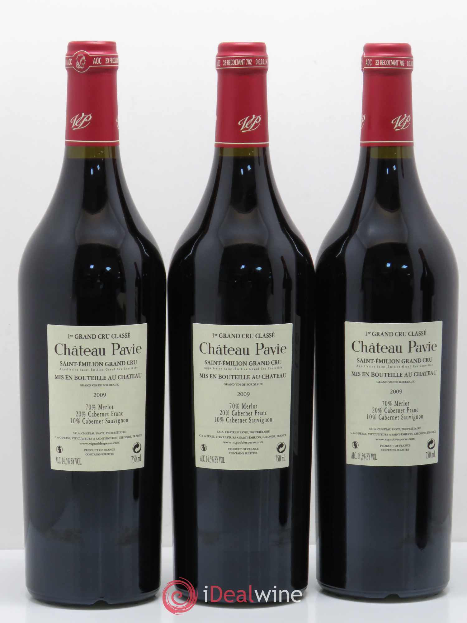 Château Pavie 1er Grand Cru Classé A 2009 - Lot de 12 bouteilles - 5