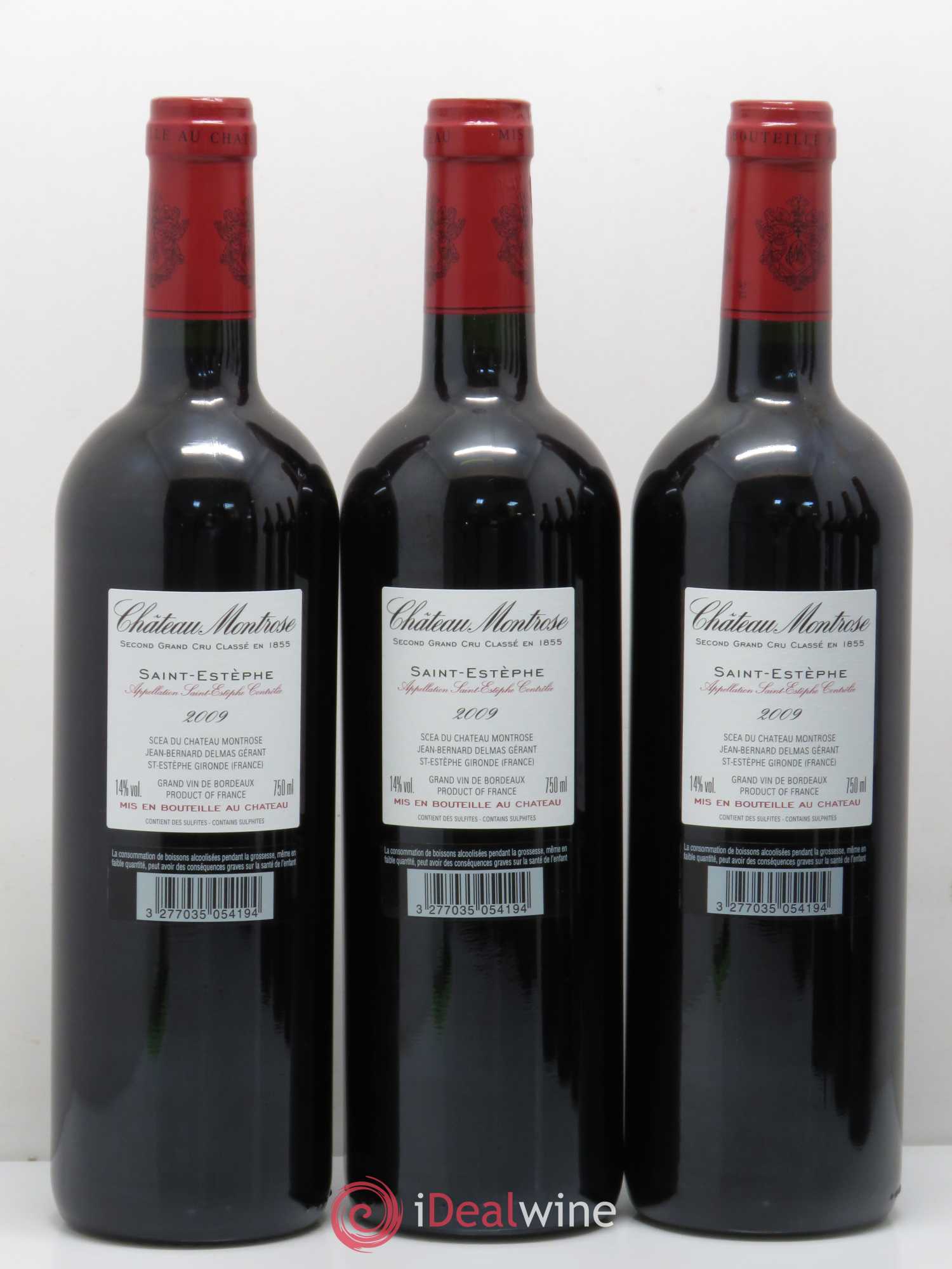Château Montrose 2ème Grand Cru Classé 2009 - Lot de 6 bouteilles - 2