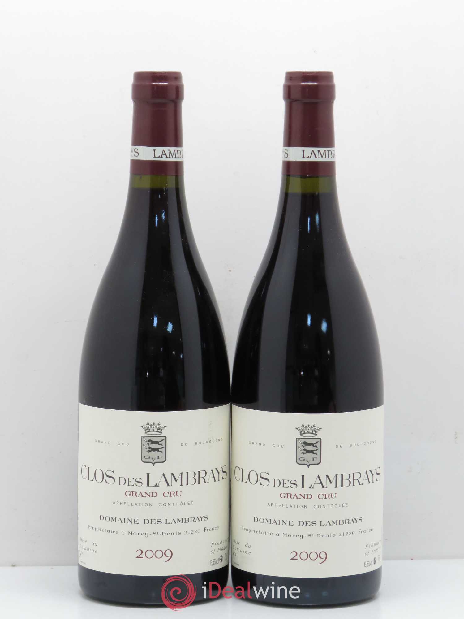 Clos des Lambrays Grand Cru Domaine des Lambrays 2009 - Lot de 2 bouteilles - 0