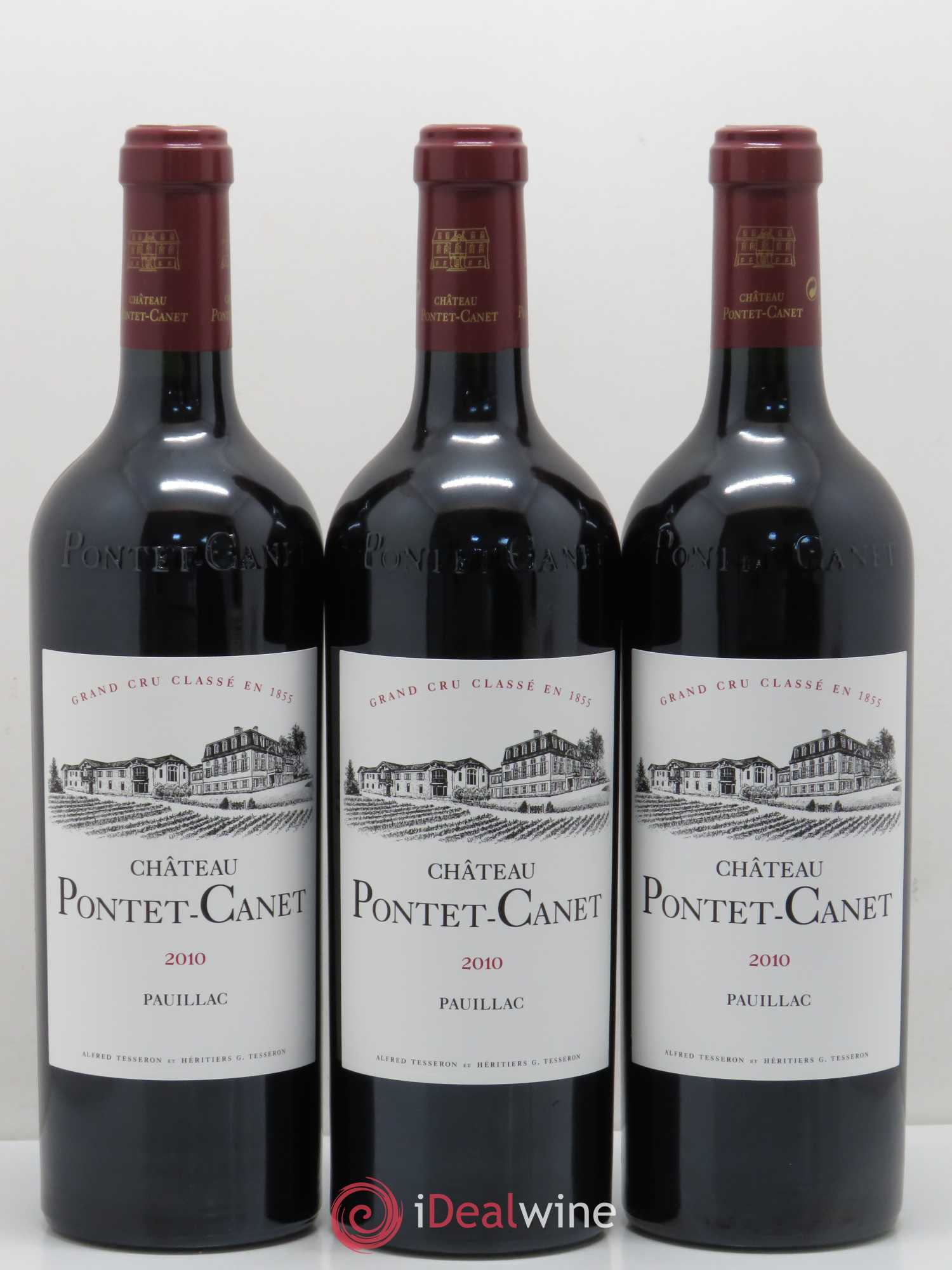 Château Pontet Canet 5ème Grand Cru Classé 2010 - Lot de 12 bouteilles - 1