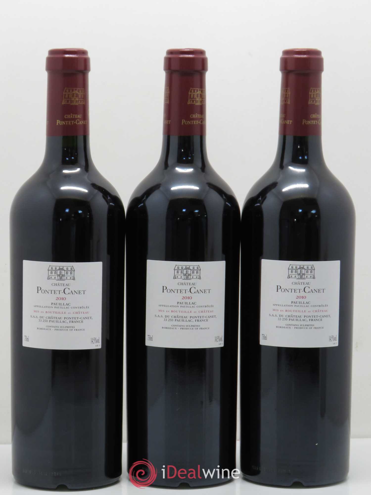 Château Pontet Canet 5ème Grand Cru Classé 2010 - Lot de 12 bouteilles - 2