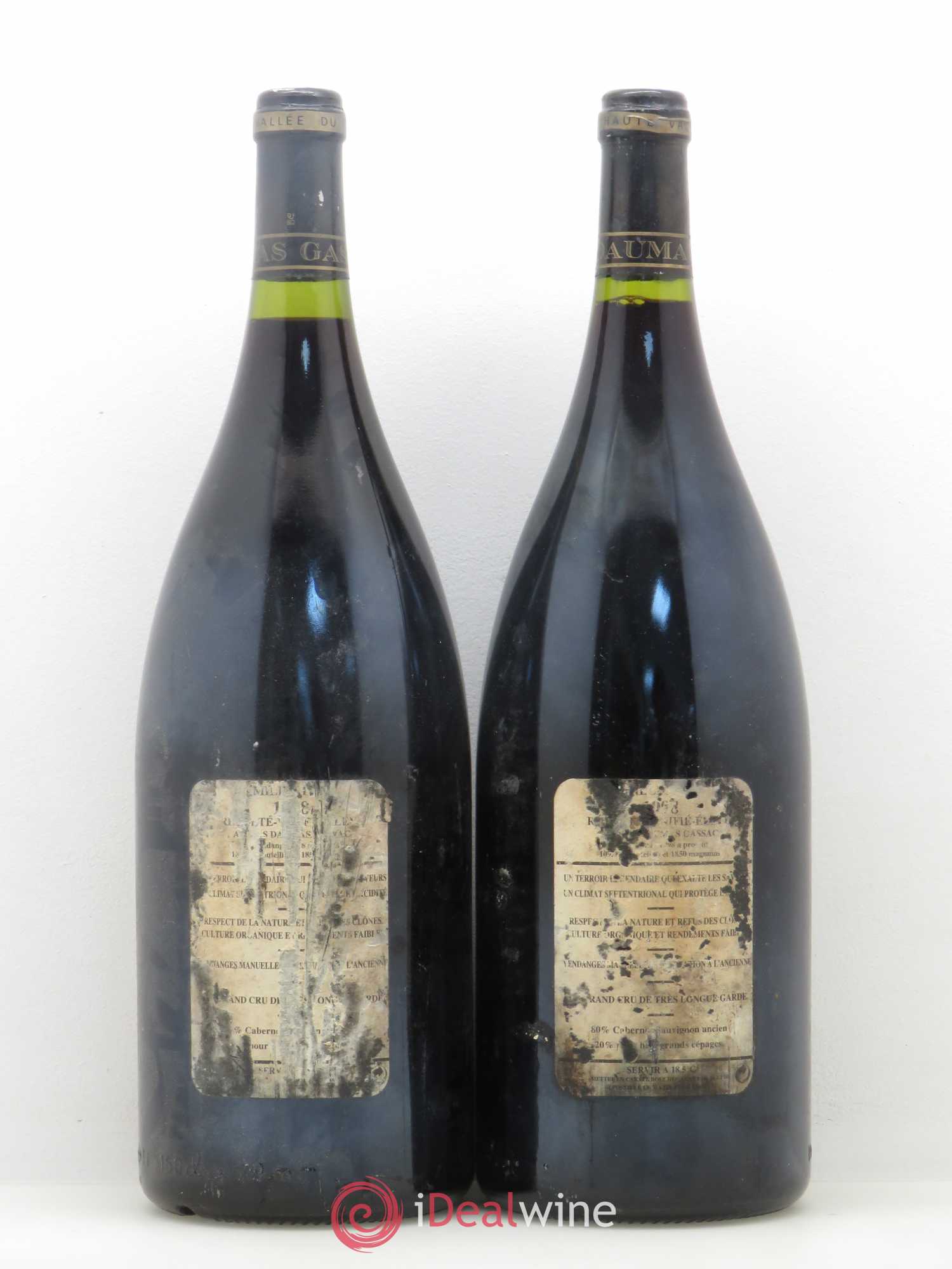 Saint-Guilhem-le-Désert - Cité d'Aniane Mas Daumas Gassac Famille Guibert de La Vaissière 1998 - Lot de 2 magnums - 1