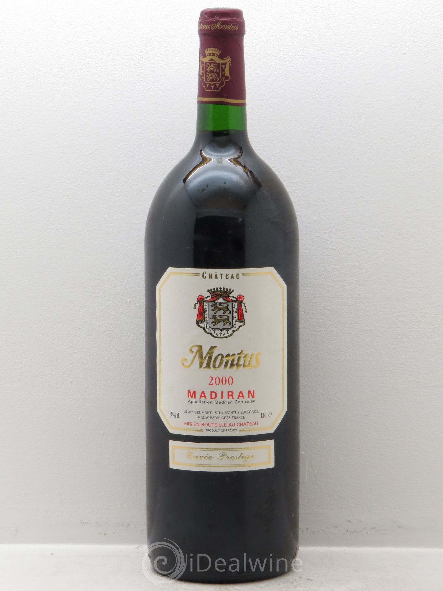 Madiran Château Montus-Prestige Alain Brumont 2000 - Lot de 1 magnum - 0
