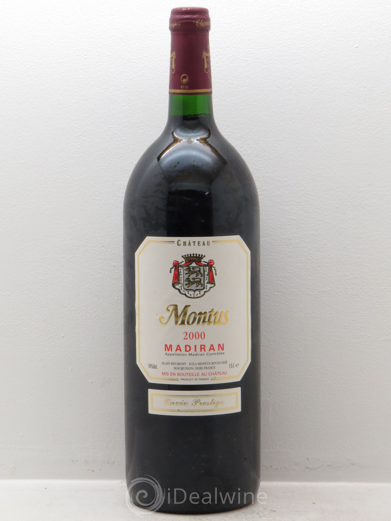 Madiran Château Montus-Prestige Alain Brumont 2000 - Lot de 1 magnum - 0