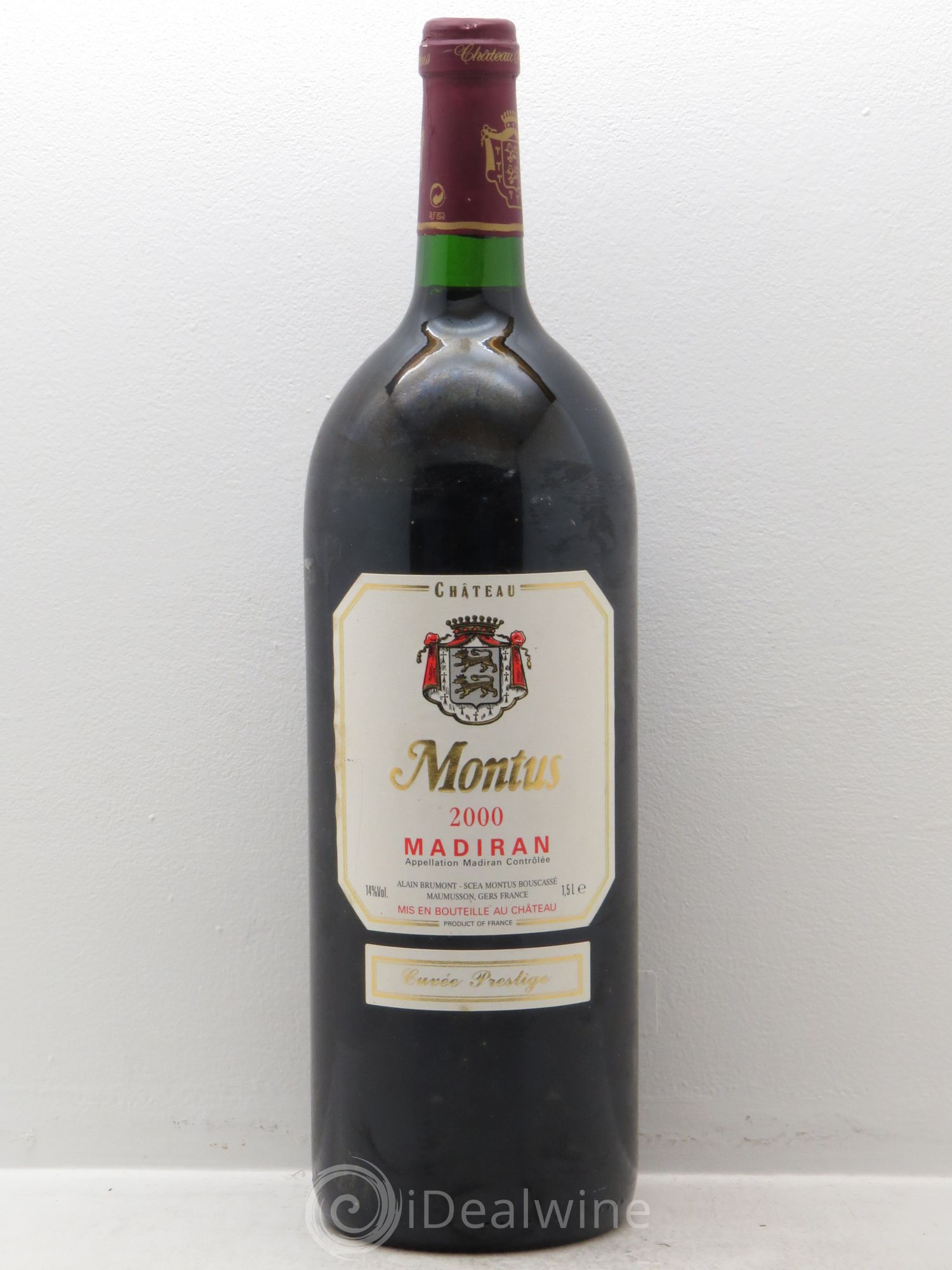 Madiran Château Montus-Prestige Alain Brumont 2000 - Lot de 1 magnum - 0