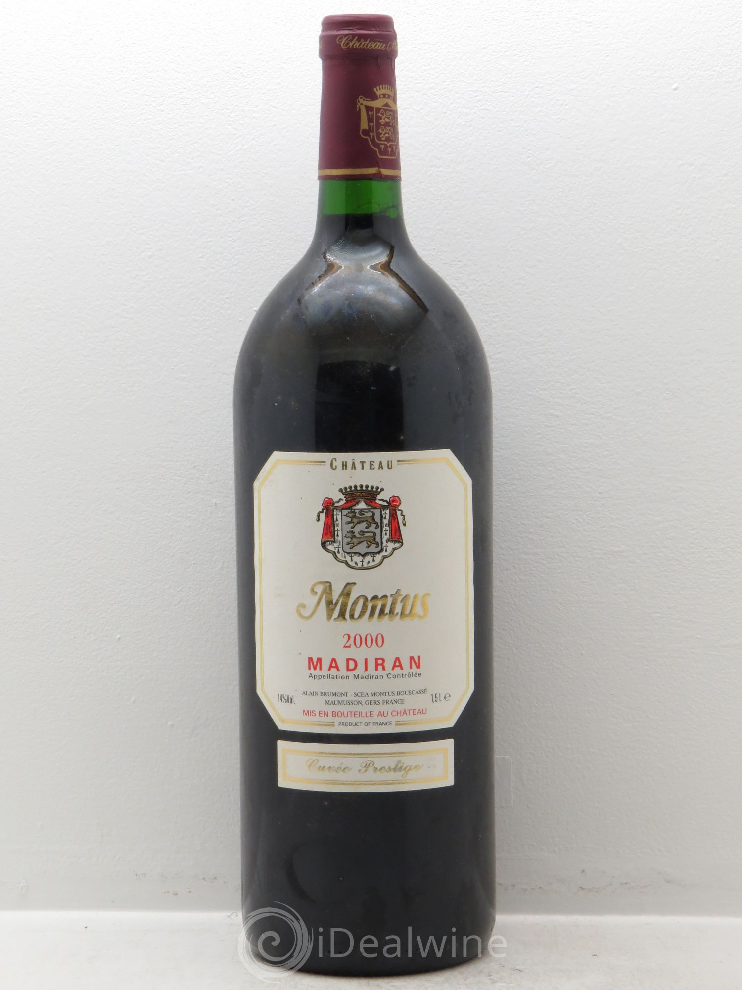 Madiran Château Montus-Prestige Alain Brumont 2000 - Lot de 1 magnum - 0